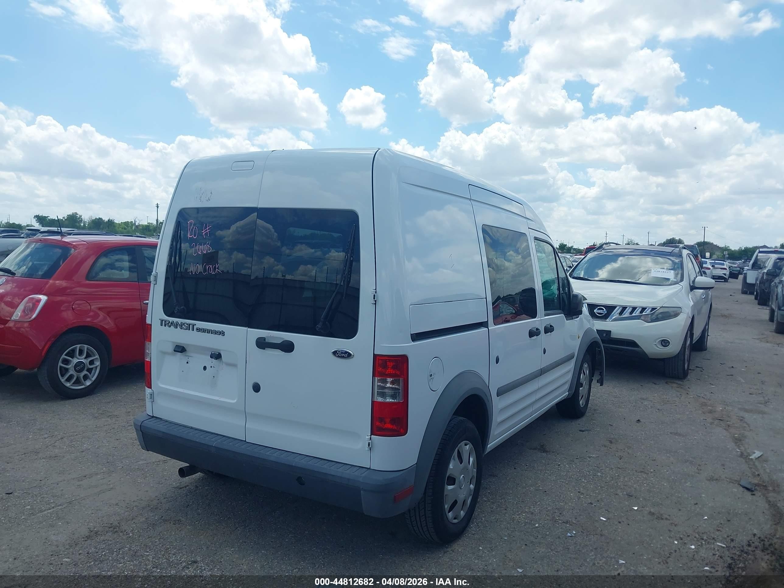 2011 Ford Transit Connect Xl White vin: NM0LS6AN3BT071485