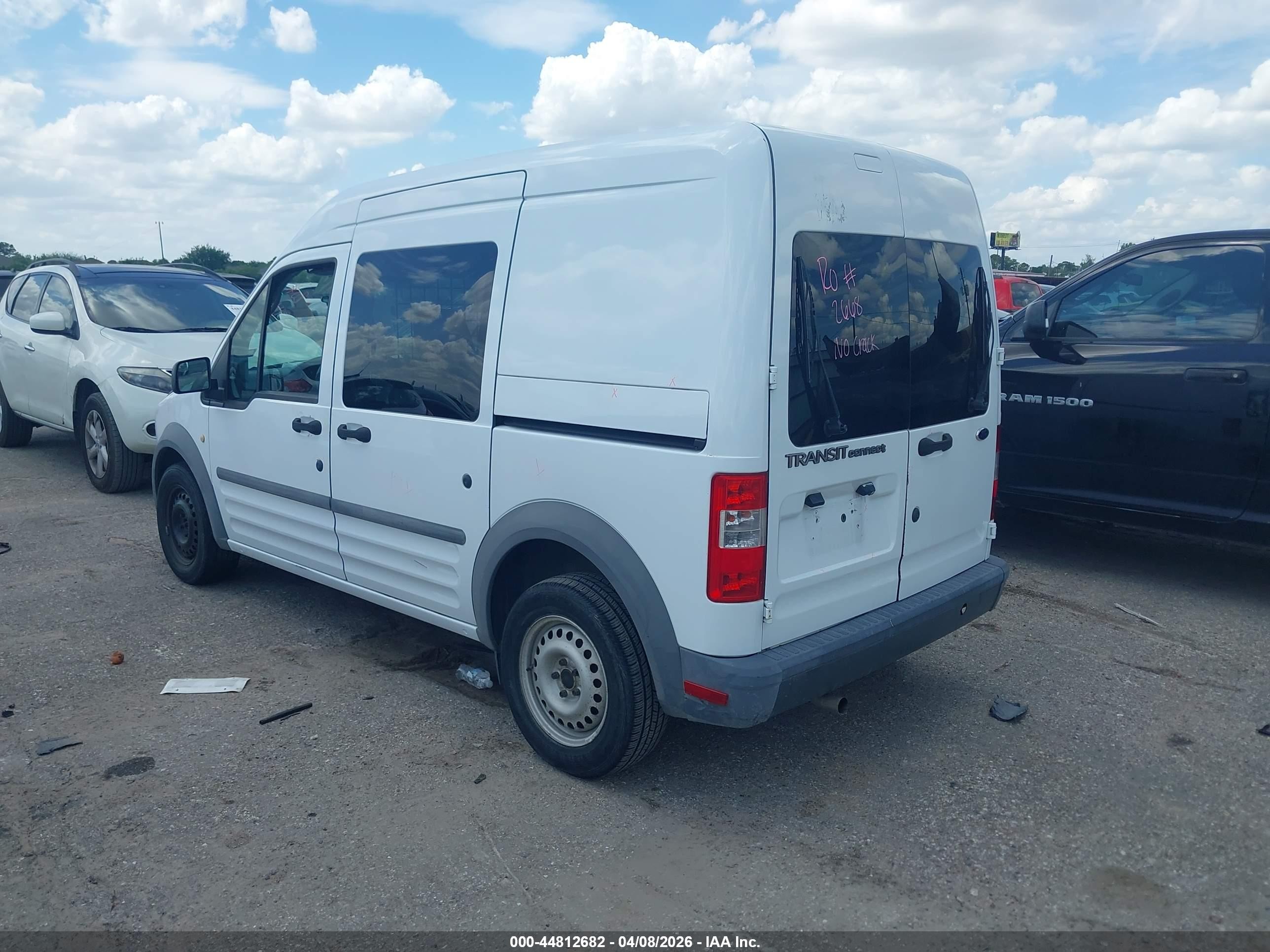 2011 Ford Transit Connect Xl White vin: NM0LS6AN3BT071485