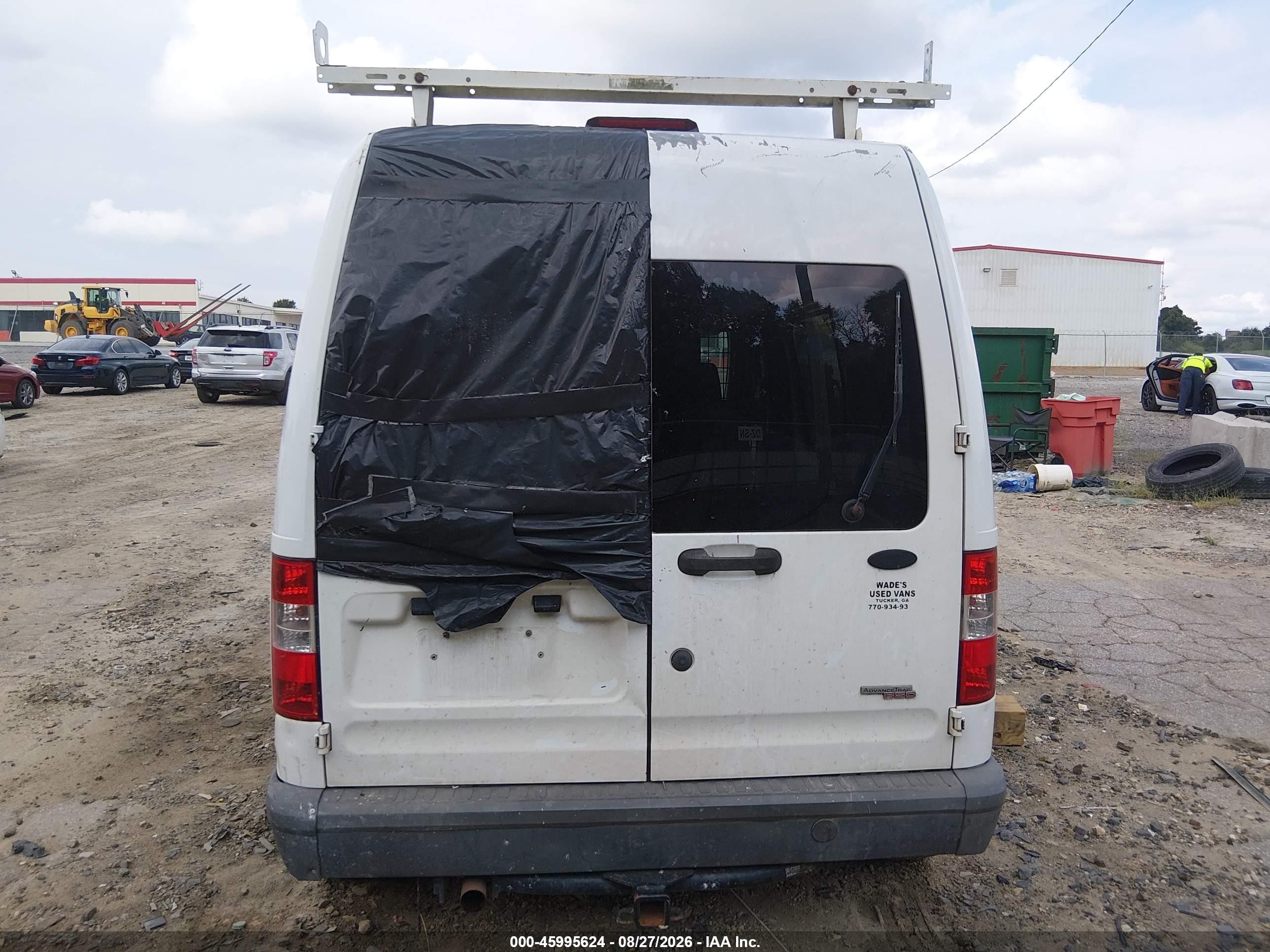 2010 Ford Transit Connect Xl White vin: NM0LS6AN4AT011729