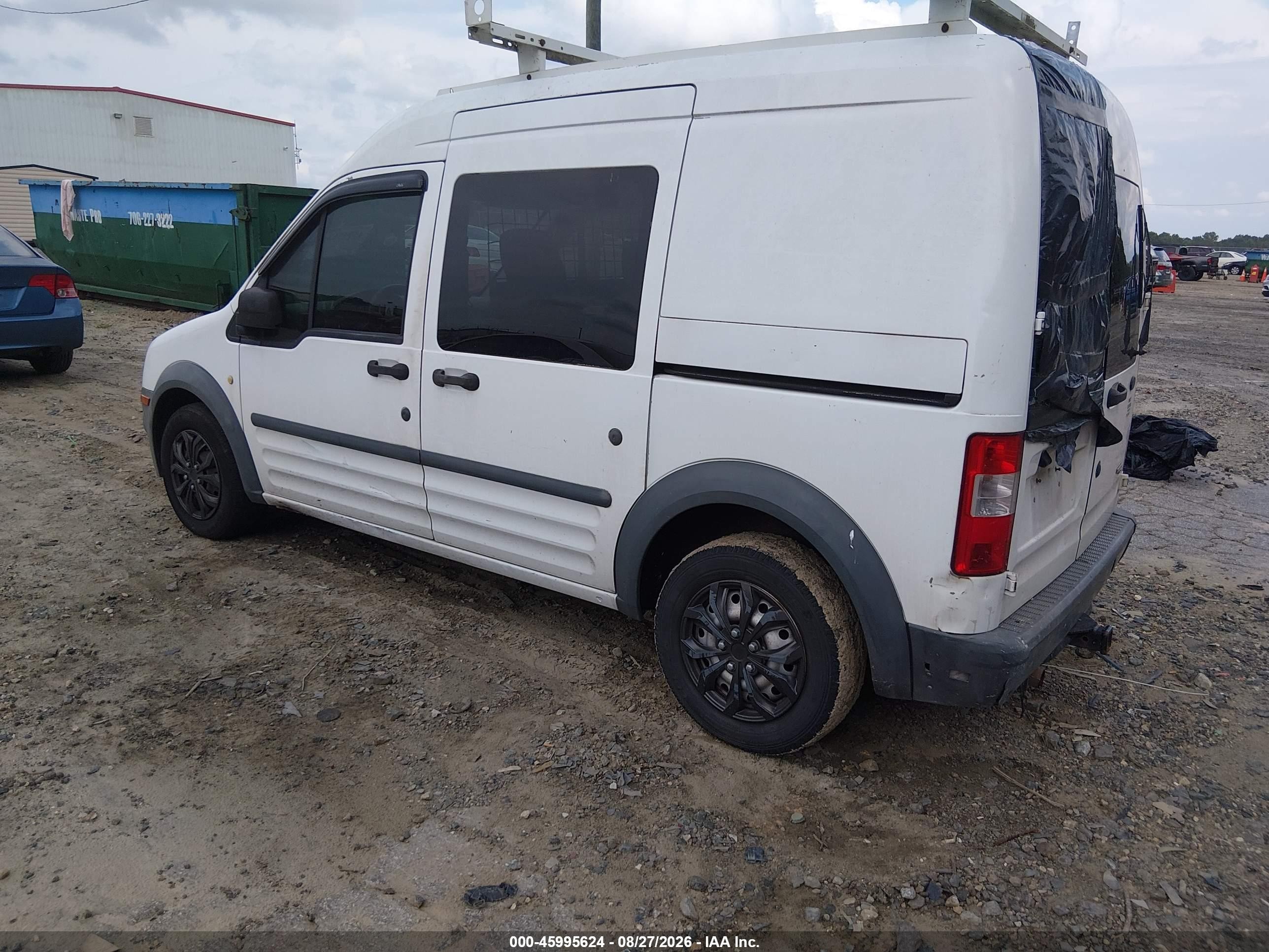 2010 Ford Transit Connect Xl White vin: NM0LS6AN4AT011729