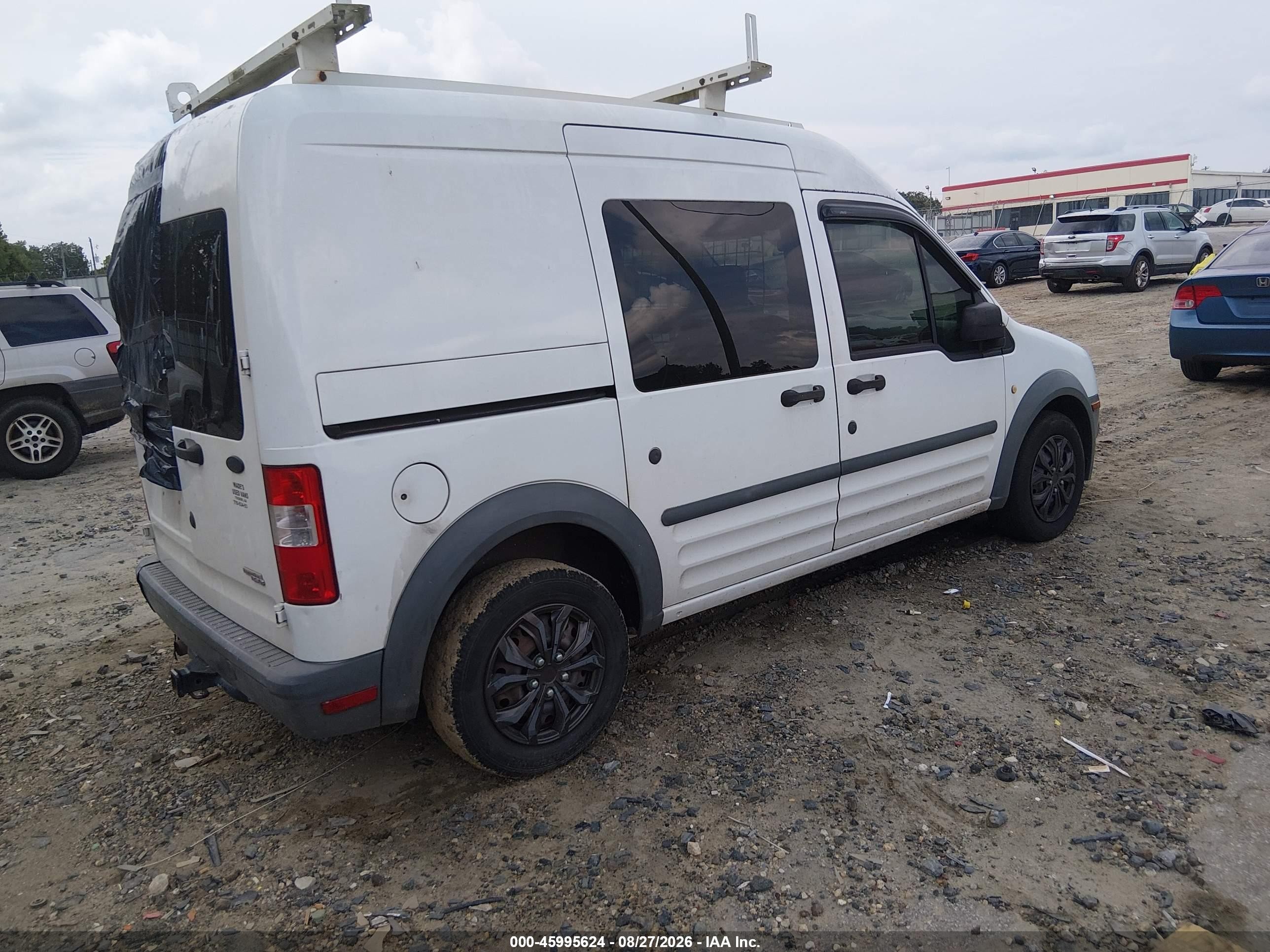2010 Ford Transit Connect Xl White vin: NM0LS6AN4AT011729