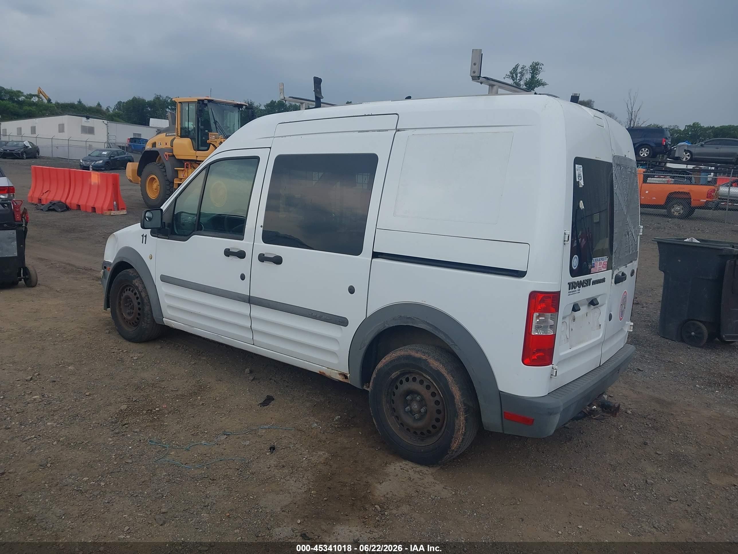 2010 Ford Transit Connect Xl White vin: NM0LS6AN4AT022312