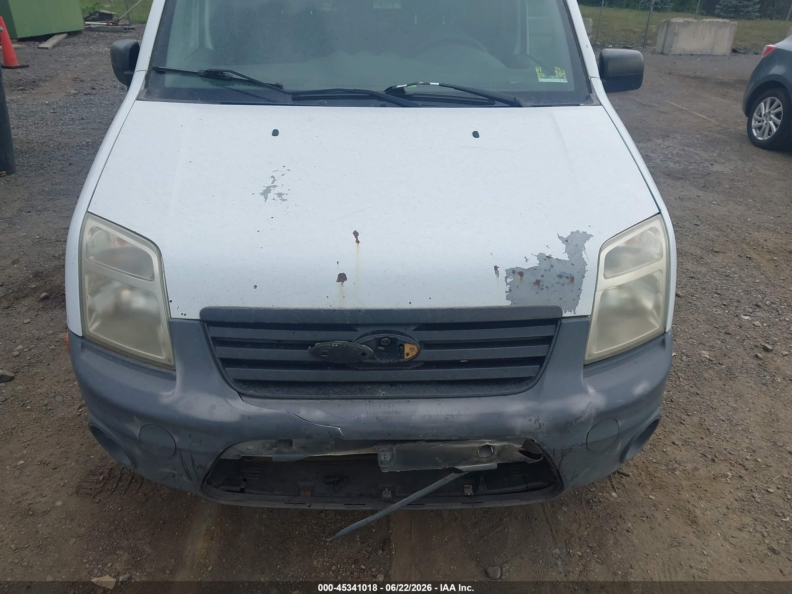 2010 Ford Transit Connect Xl White vin: NM0LS6AN4AT022312
