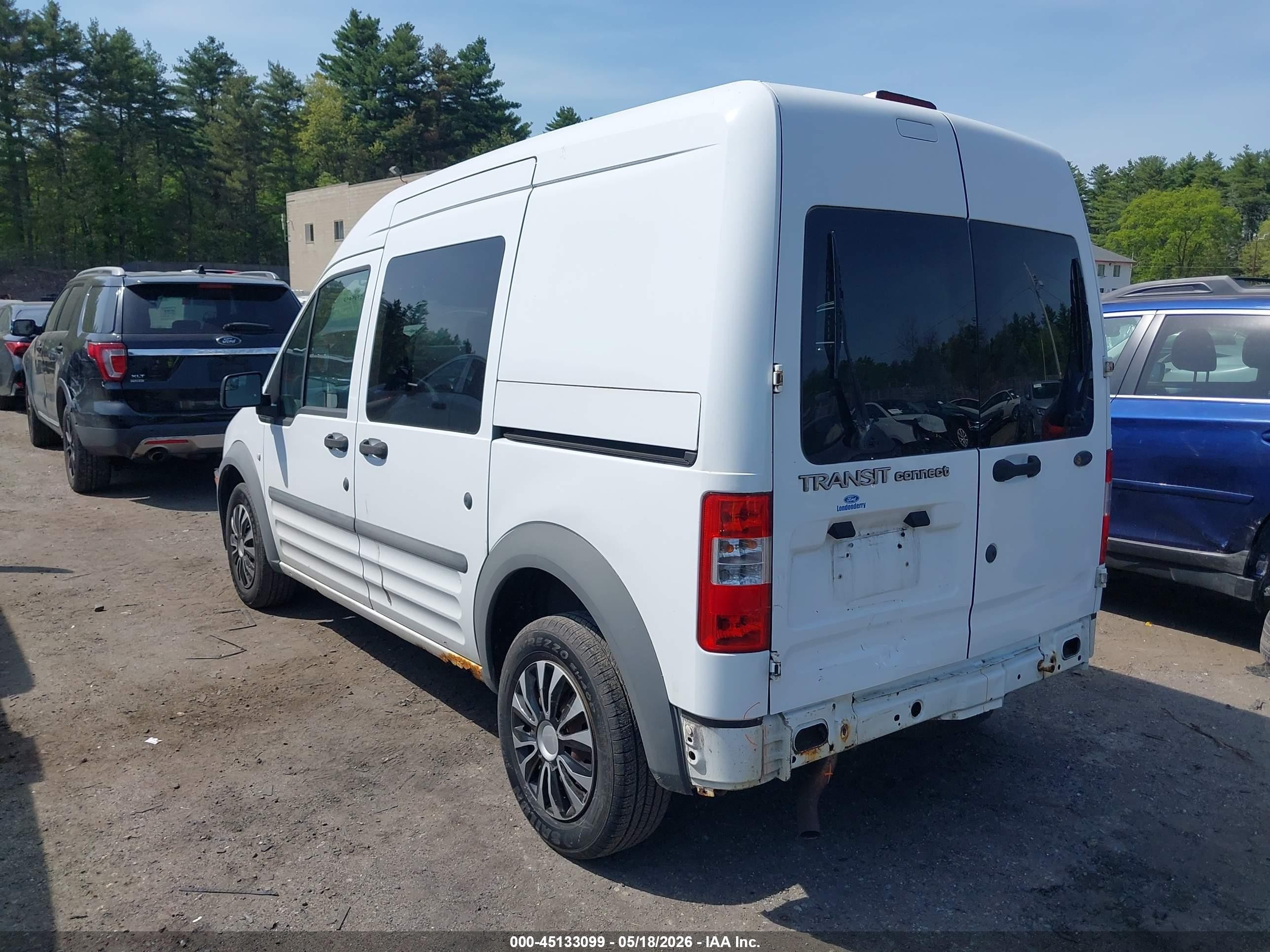 2011 Ford Transit Connect Xl Белый vin: NM0LS6AN4BT056008