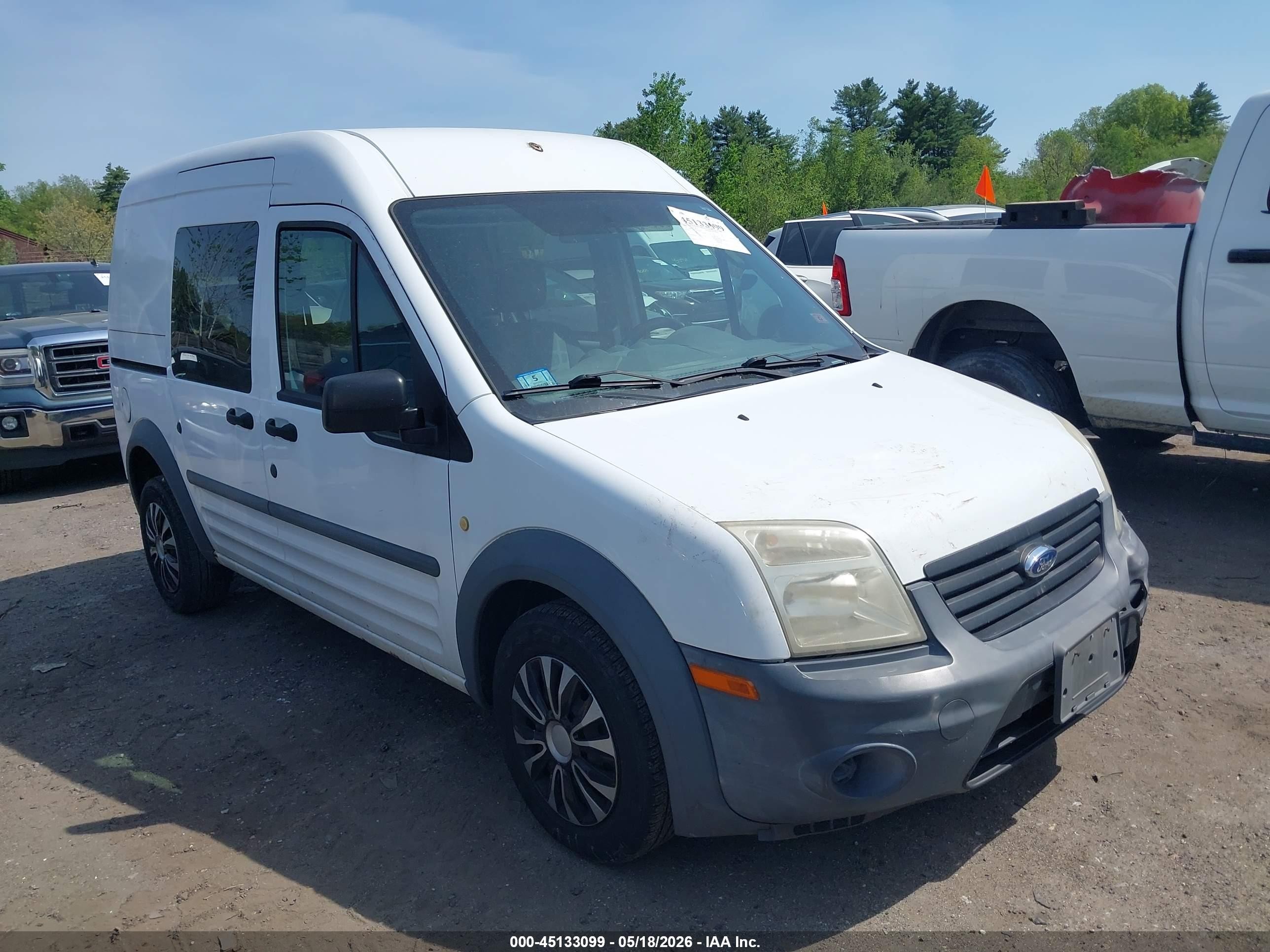 2011 Ford Transit Connect Xl Белый vin: NM0LS6AN4BT056008