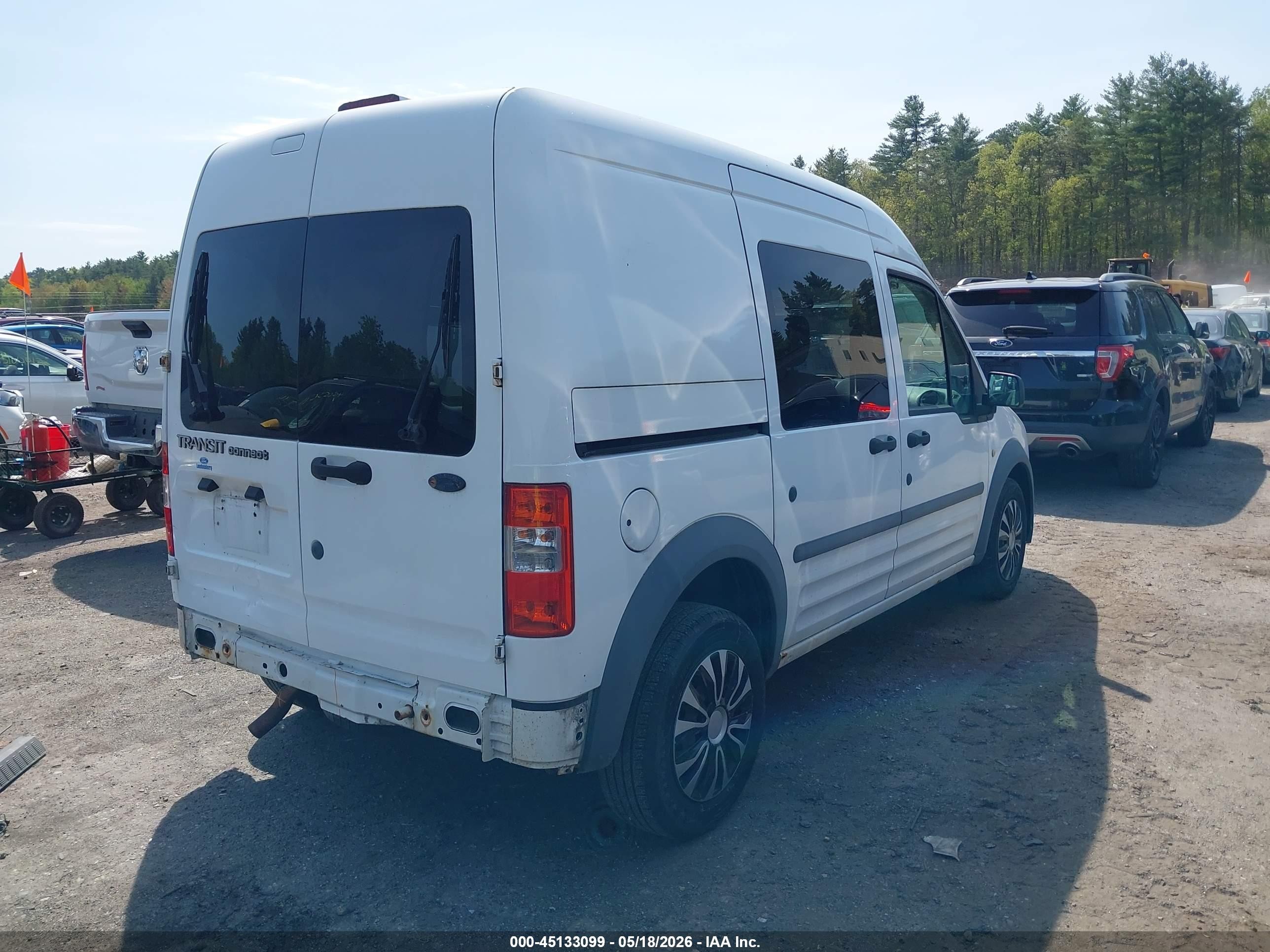 2011 Ford Transit Connect Xl Белый vin: NM0LS6AN4BT056008