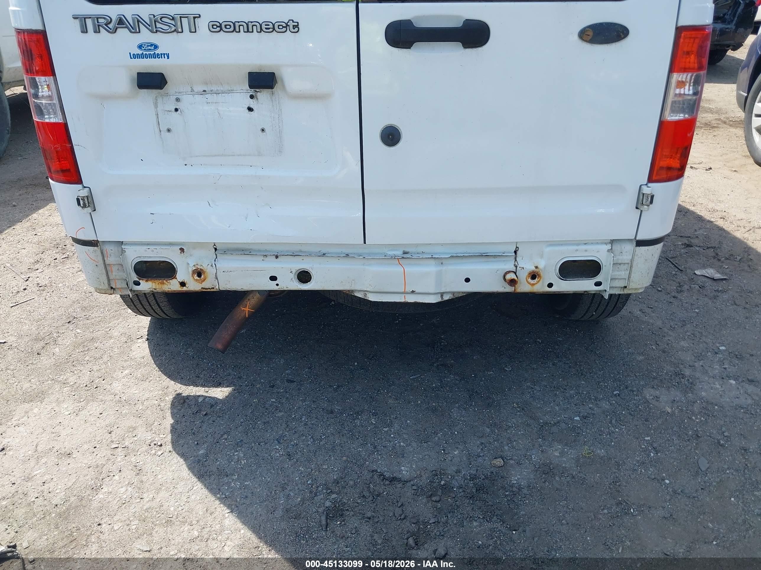 2011 Ford Transit Connect Xl Белый vin: NM0LS6AN4BT056008