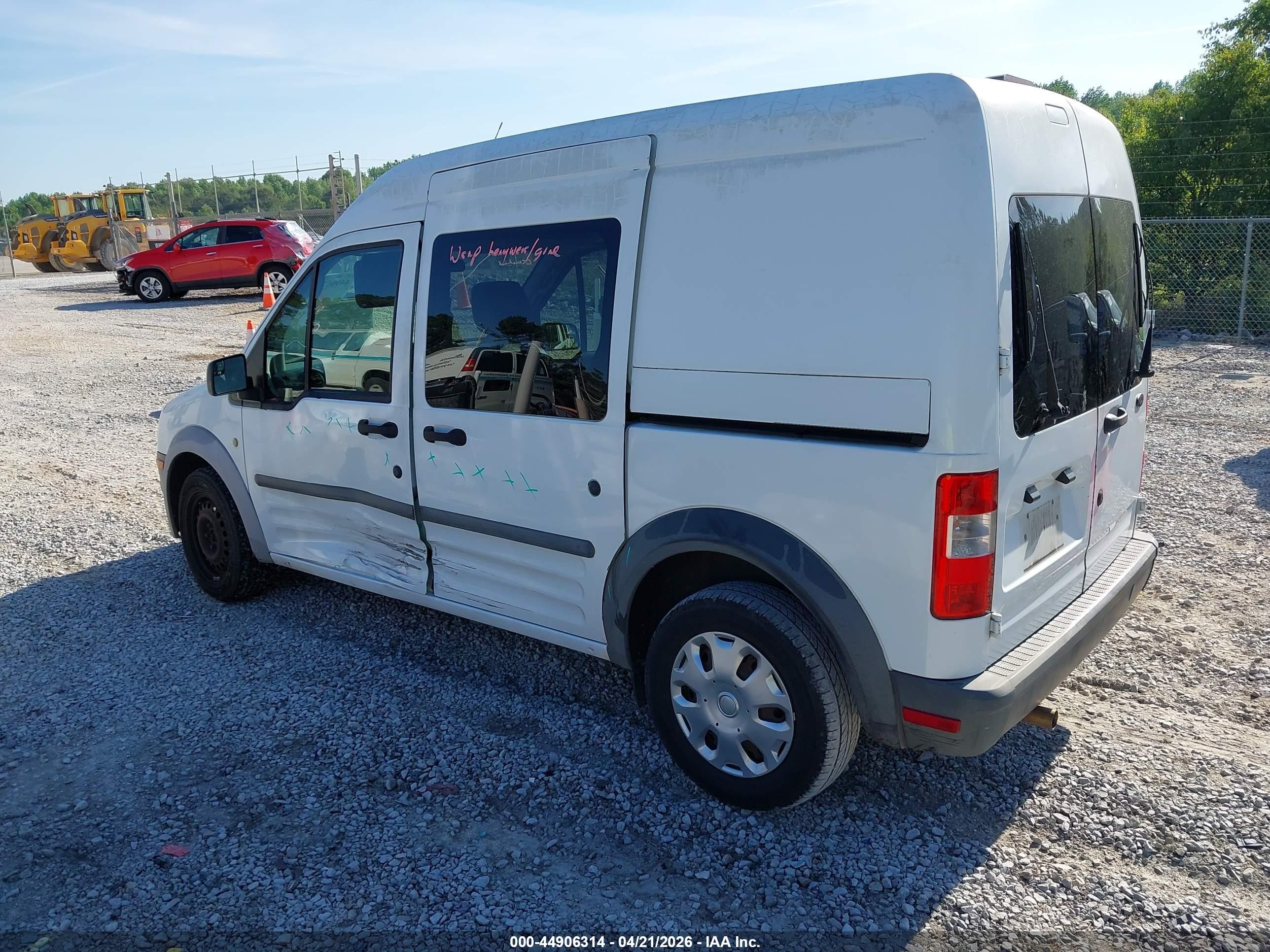 2012 Ford Transit Connect Xl White vin: NM0LS6AN4CT082366