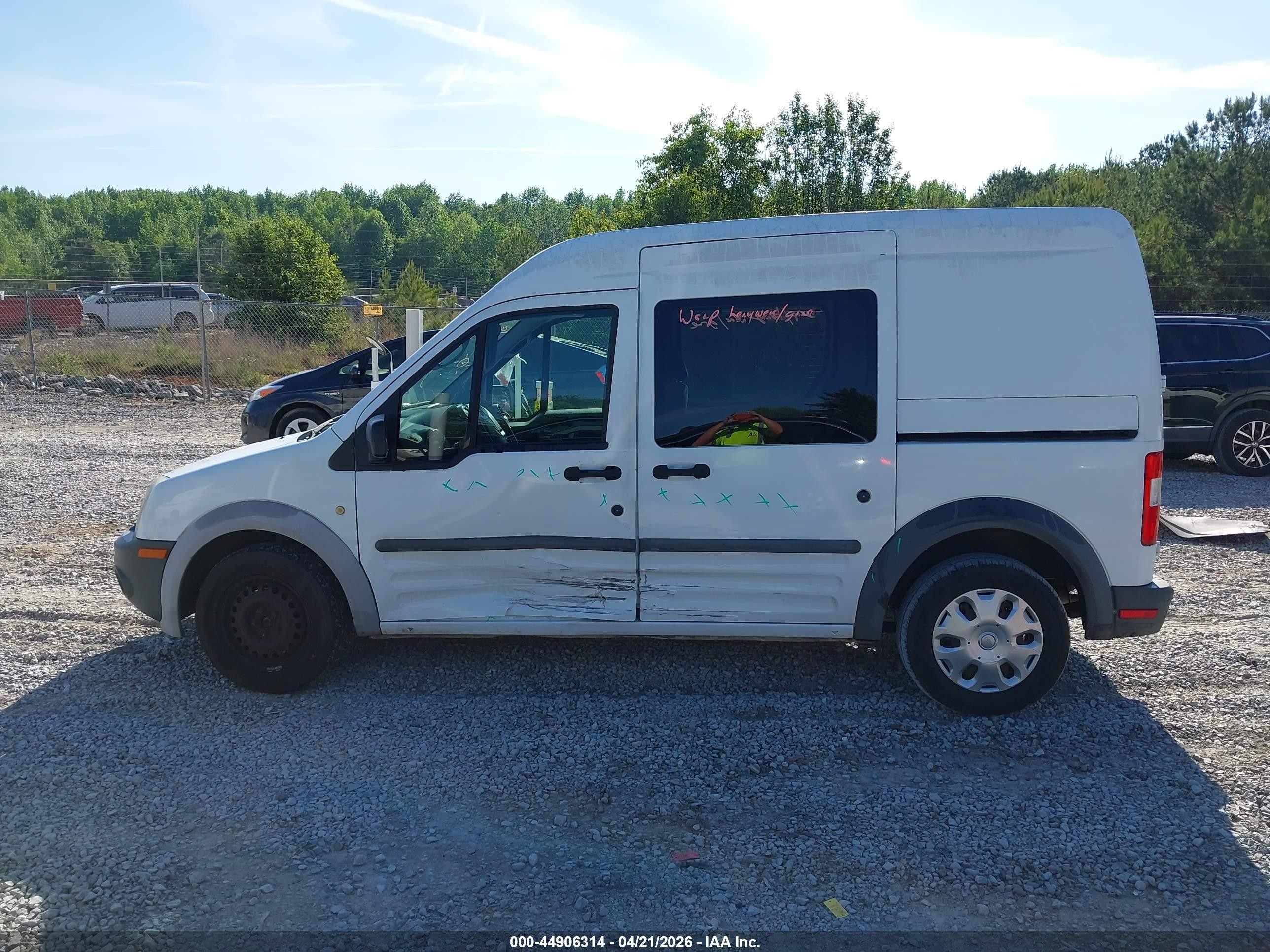 2012 Ford Transit Connect Xl White vin: NM0LS6AN4CT082366