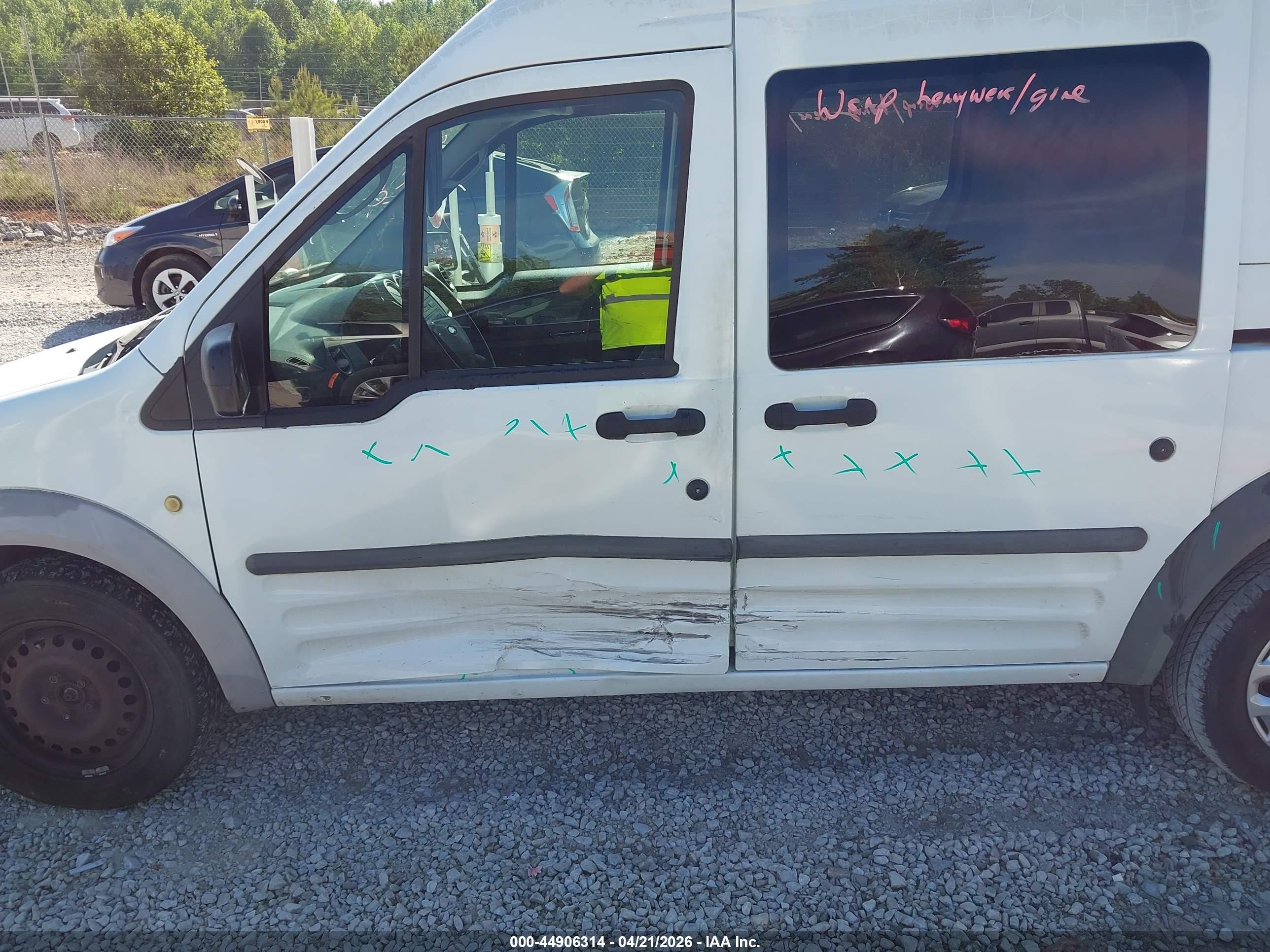 2012 Ford Transit Connect Xl White vin: NM0LS6AN4CT082366