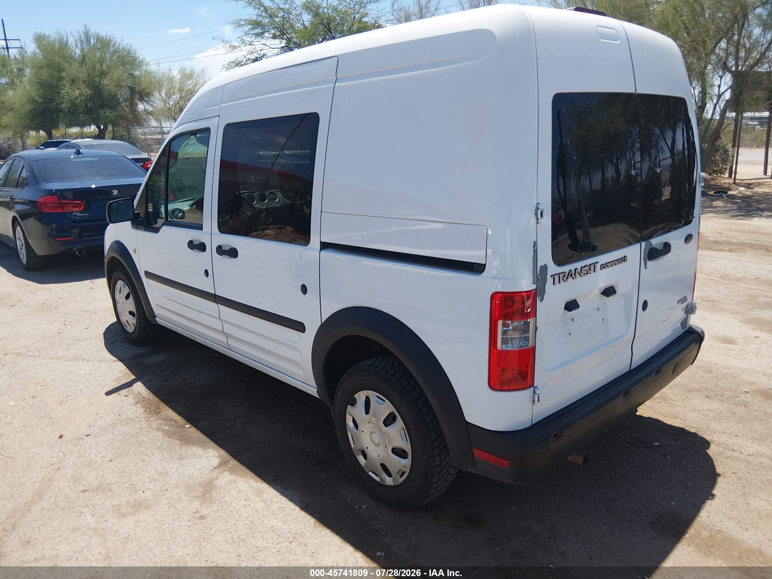 2013 Ford Transit Connect Xl White vin: NM0LS6AN4DT149999