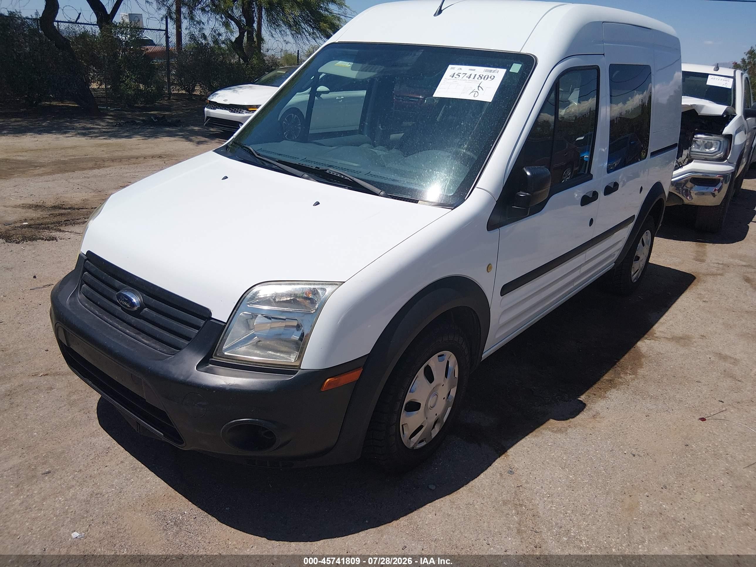 2013 Ford Transit Connect Xl White vin: NM0LS6AN4DT149999
