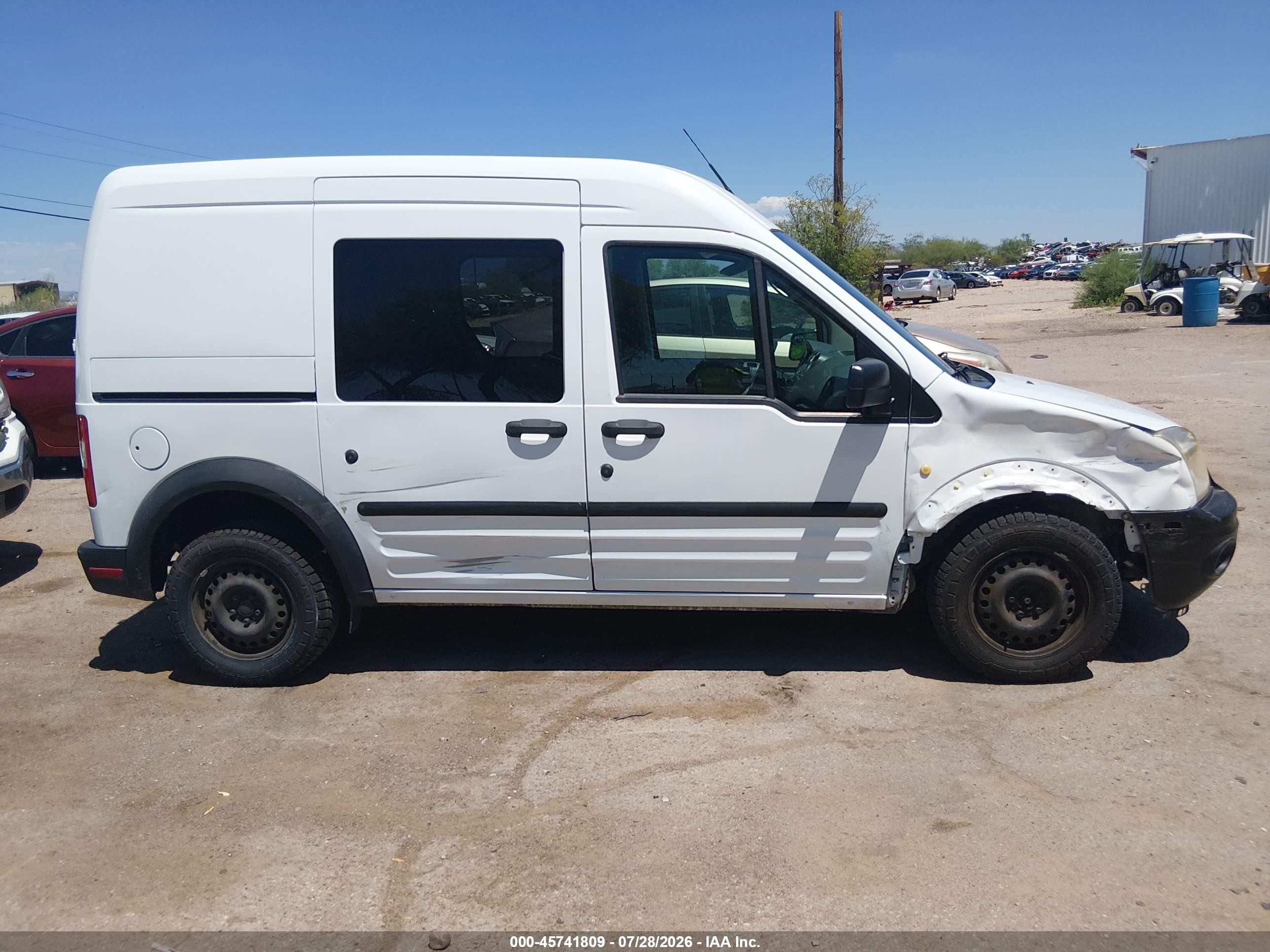 2013 Ford Transit Connect Xl White vin: NM0LS6AN4DT149999