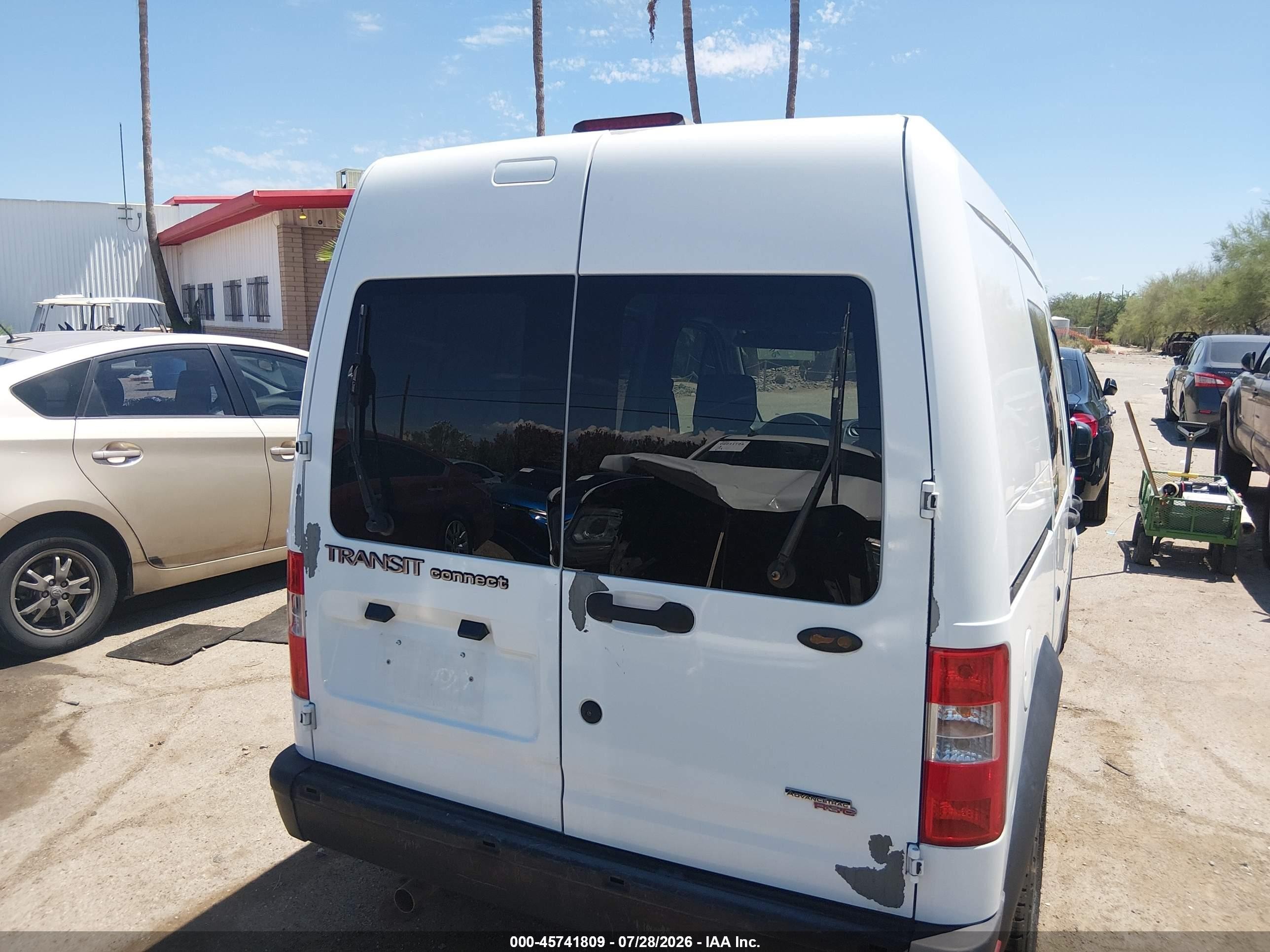 2013 Ford Transit Connect Xl White vin: NM0LS6AN4DT149999