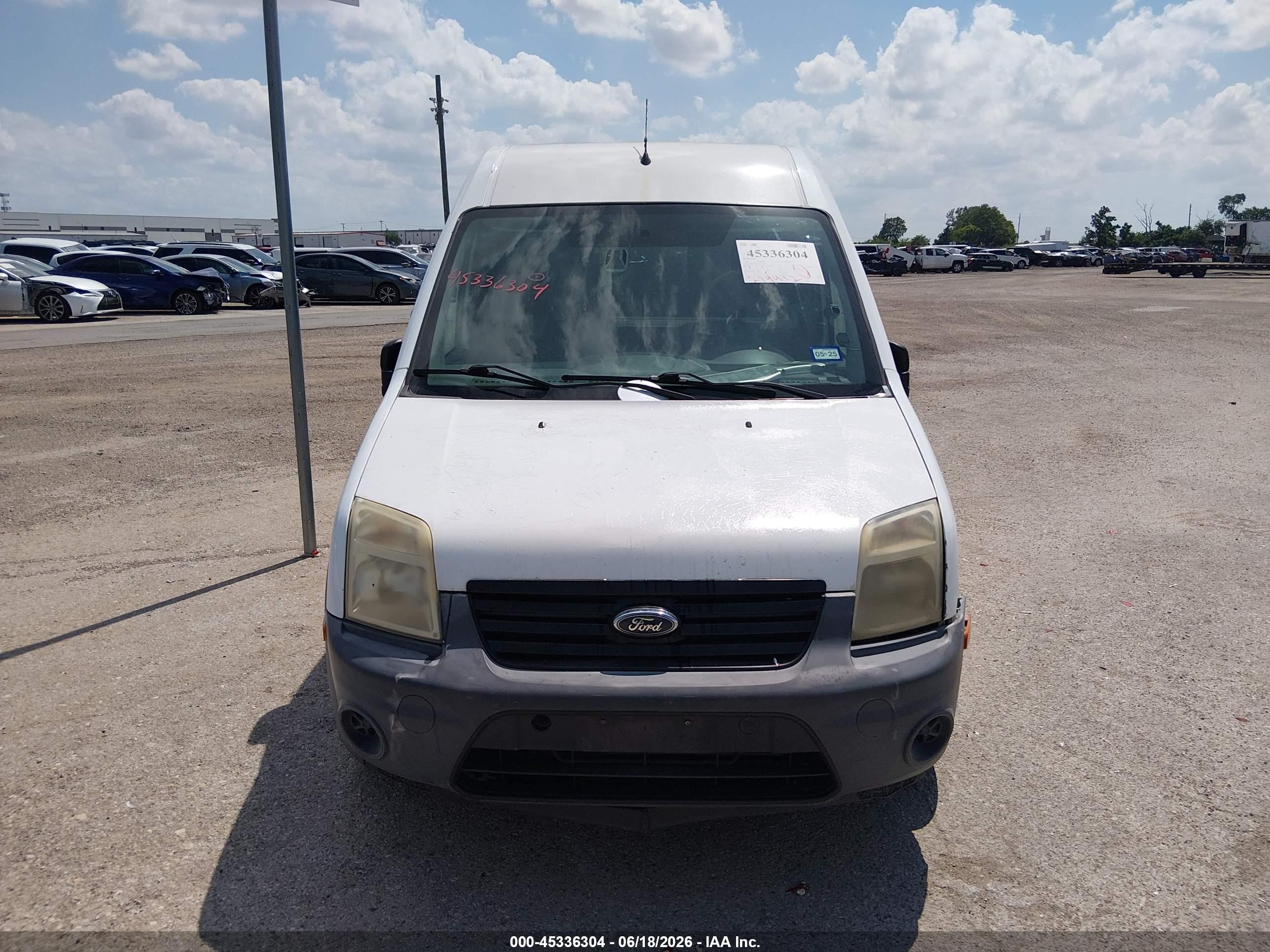 2010 Ford Transit Connect Xl White vin: NM0LS6AN5AT030712