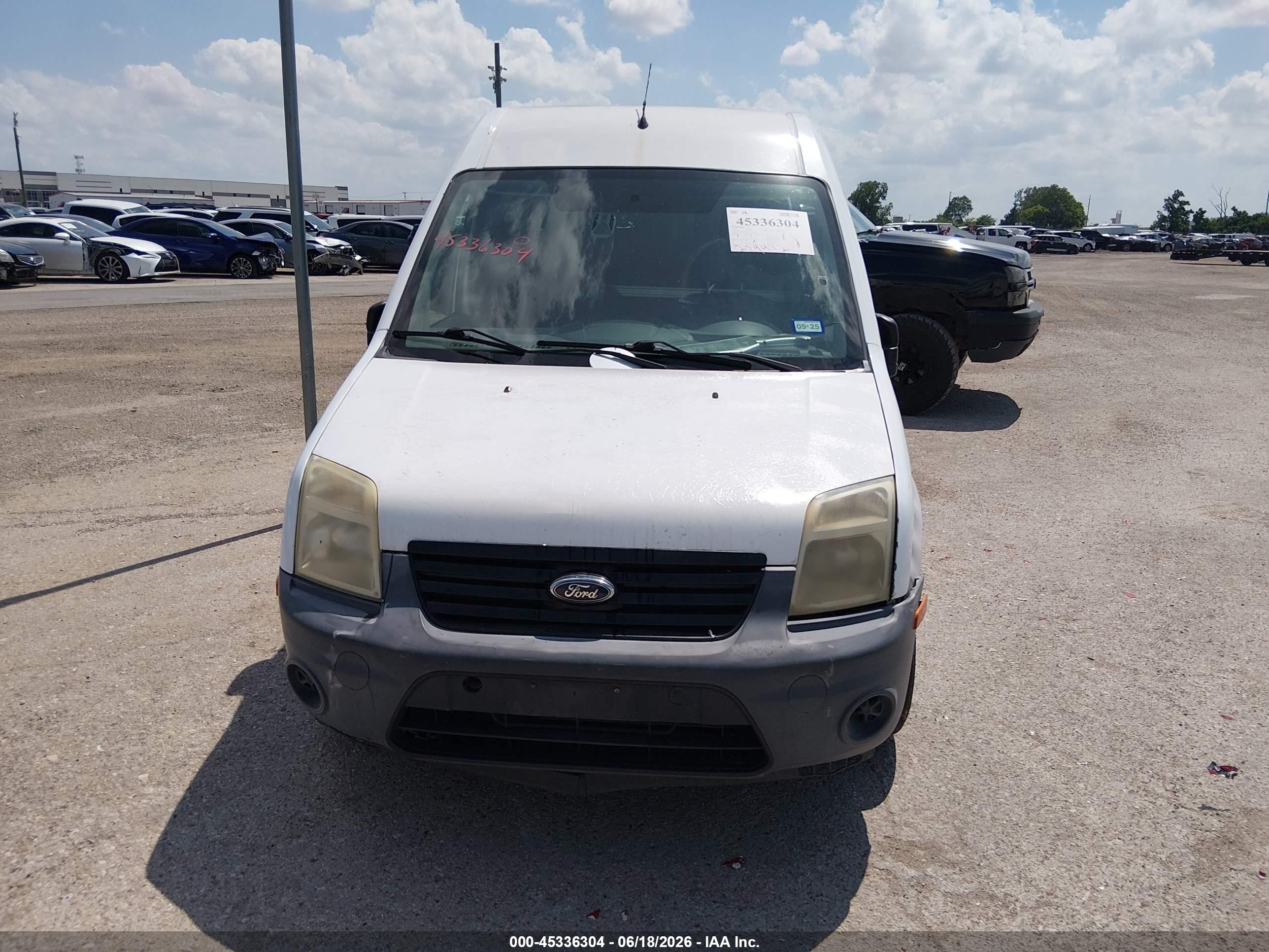 2010 Ford Transit Connect Xl White vin: NM0LS6AN5AT030712