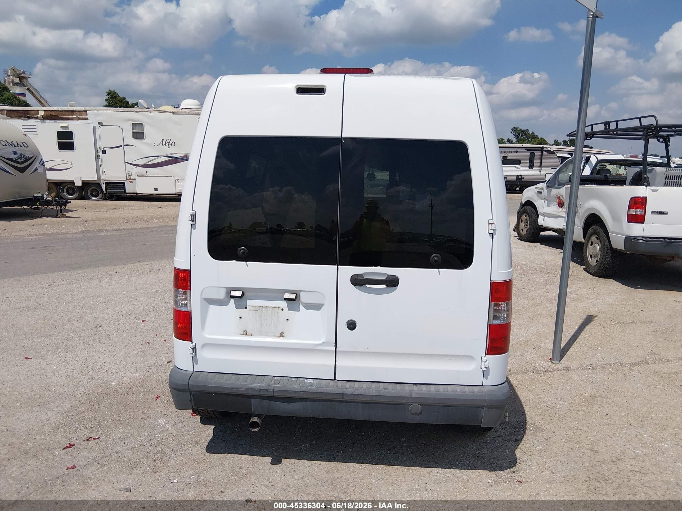 2010 Ford Transit Connect Xl White vin: NM0LS6AN5AT030712