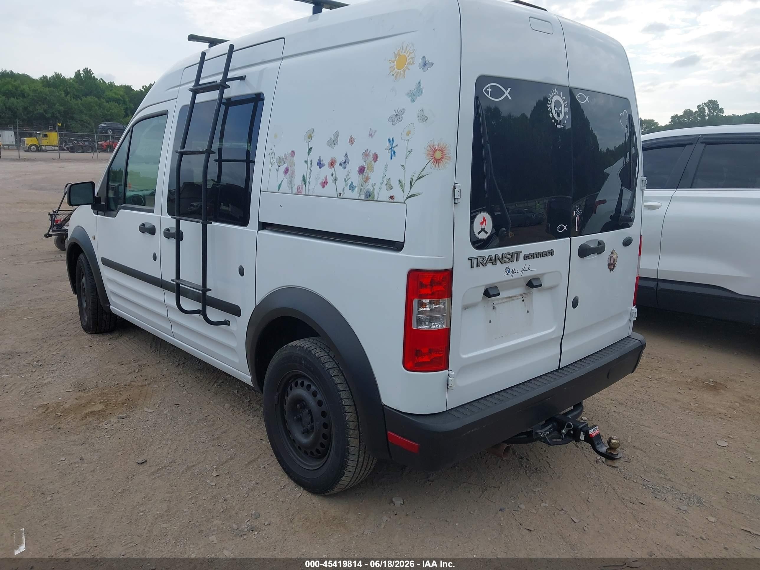 2010 Ford Transit Connect Xl White vin: NM0LS6AN5AT037997