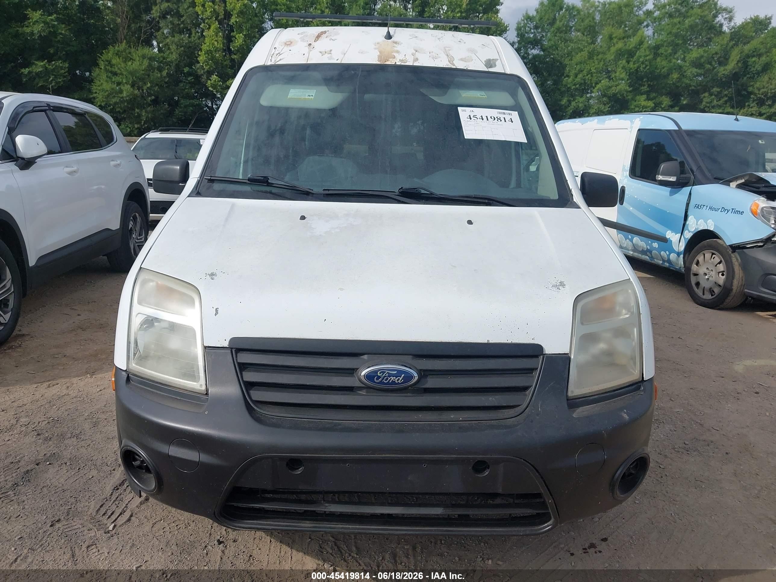 2010 Ford Transit Connect Xl White vin: NM0LS6AN5AT037997