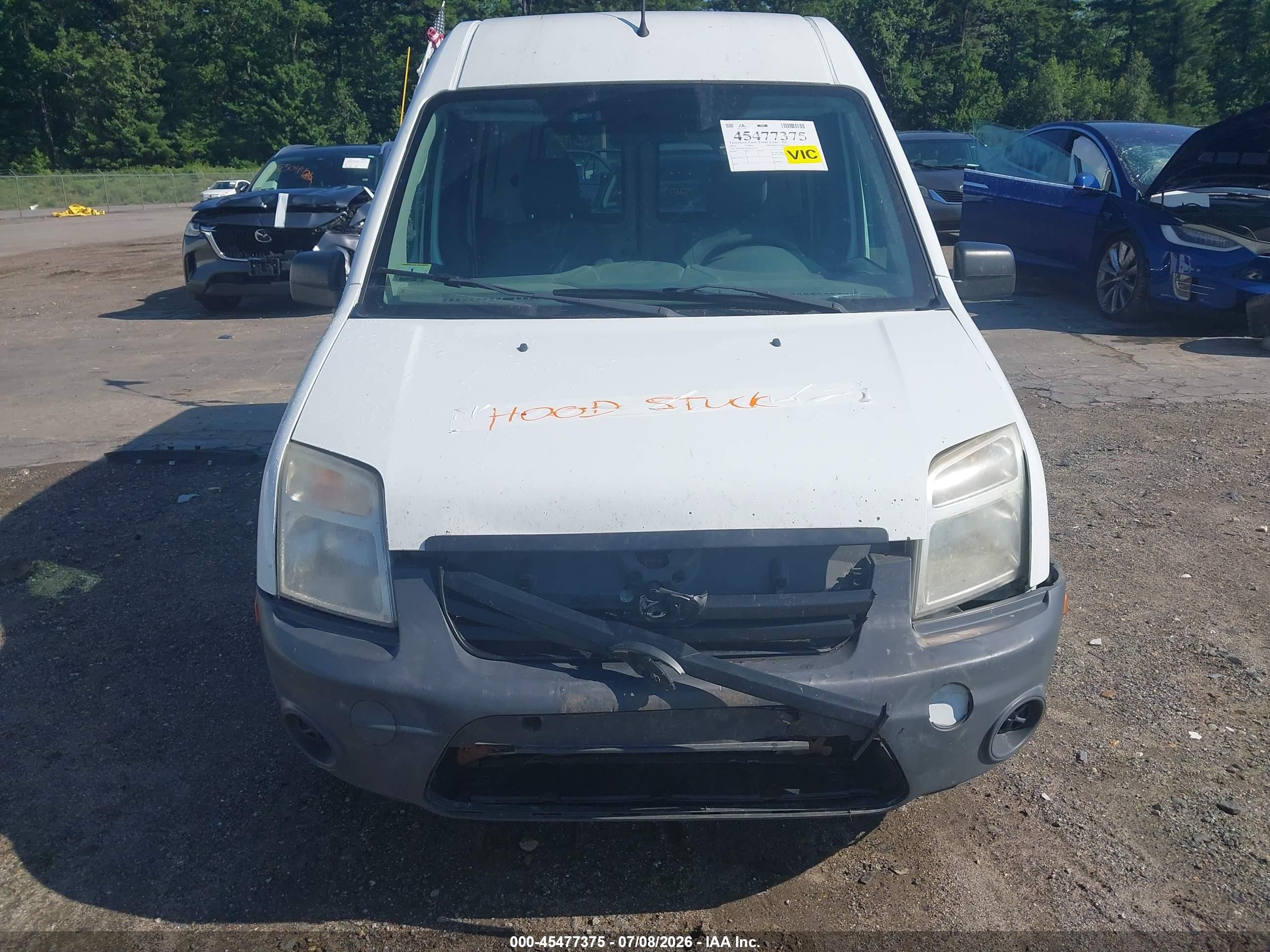2013 Ford Transit Connect Xl White vin: NM0LS6AN5DT133116