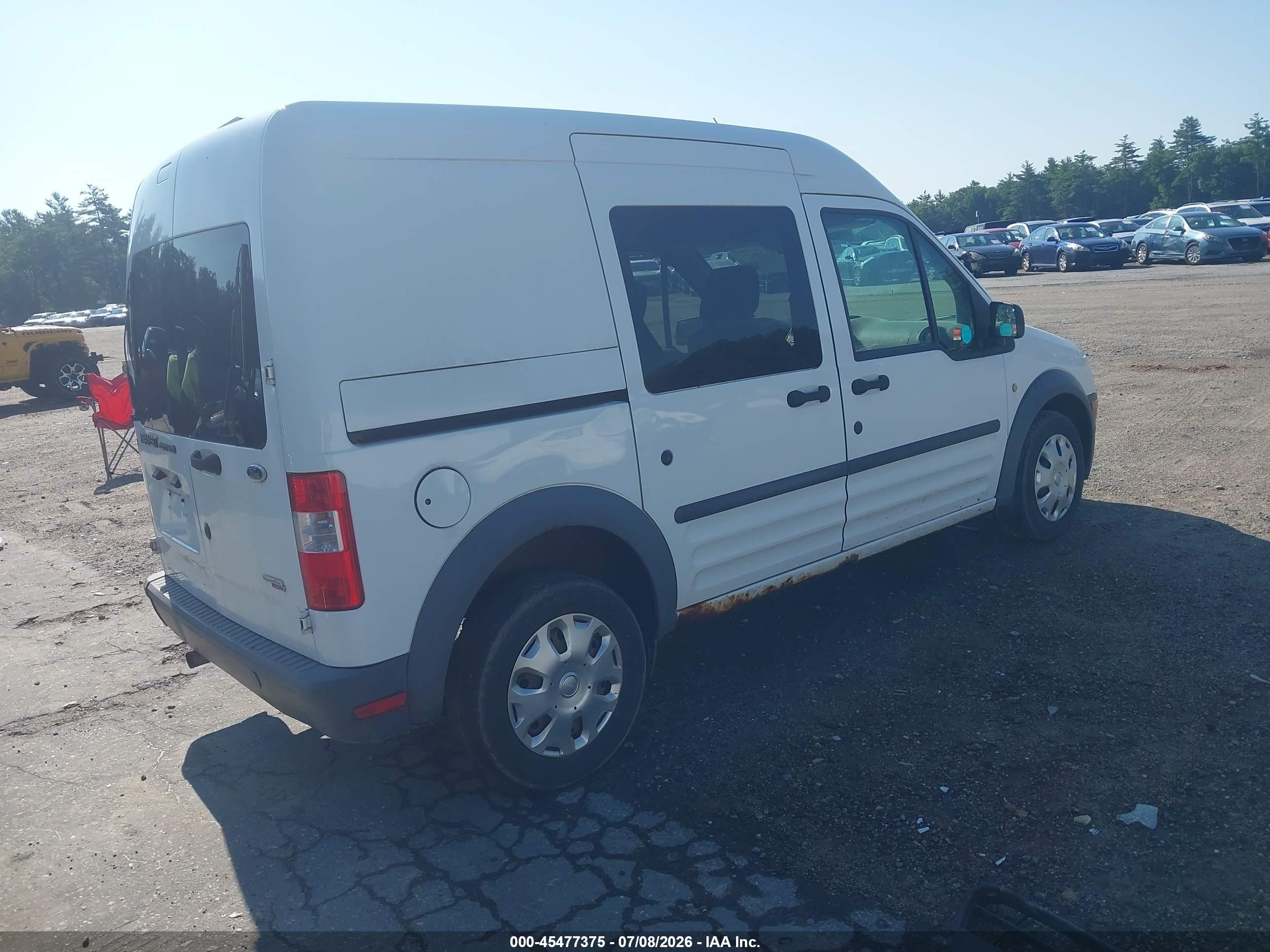 2013 Ford Transit Connect Xl White vin: NM0LS6AN5DT133116