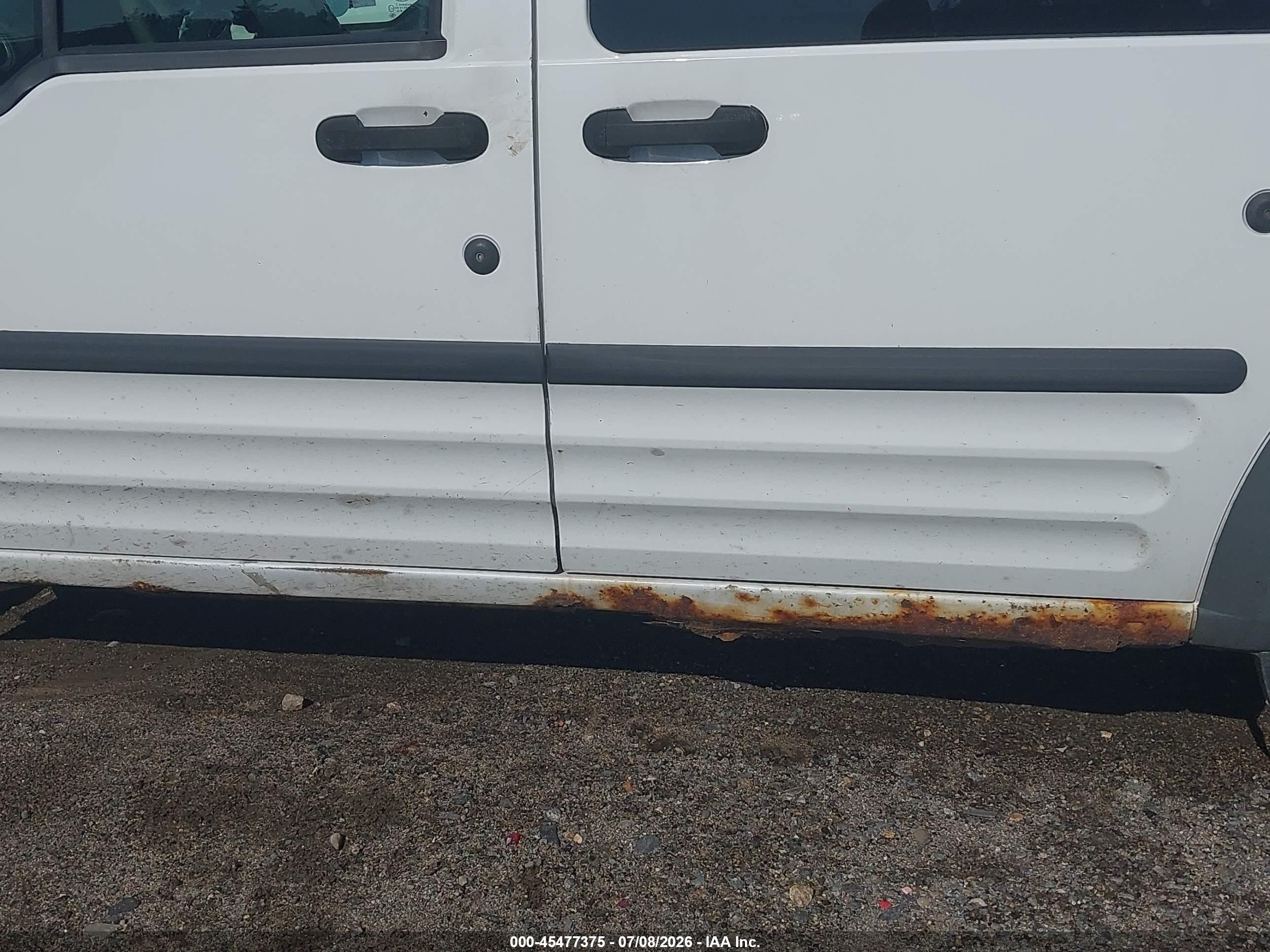 2013 Ford Transit Connect Xl White vin: NM0LS6AN5DT133116