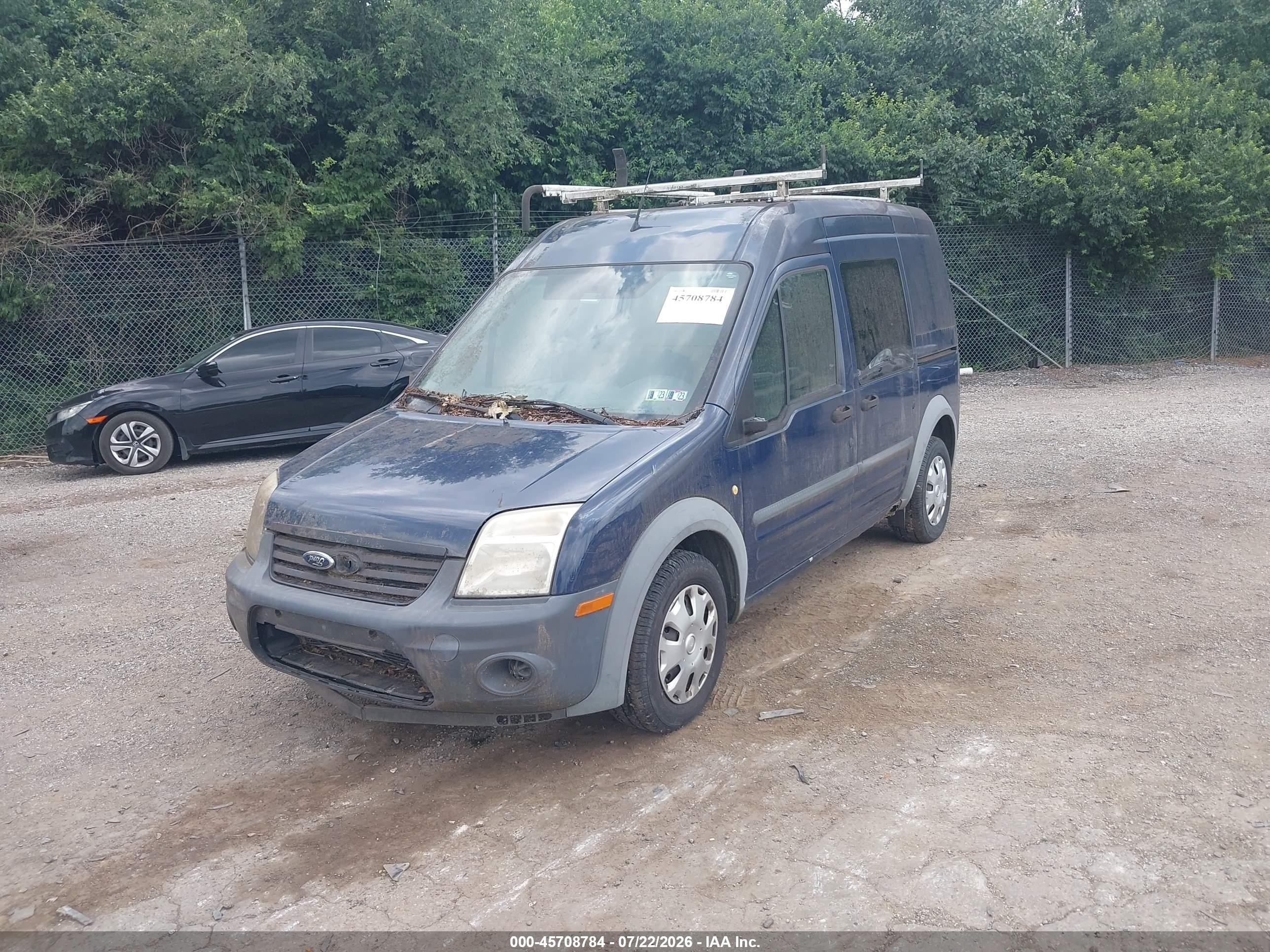 2013 Ford Transit Connect Xl Blue vin: NM0LS6AN5DT165502