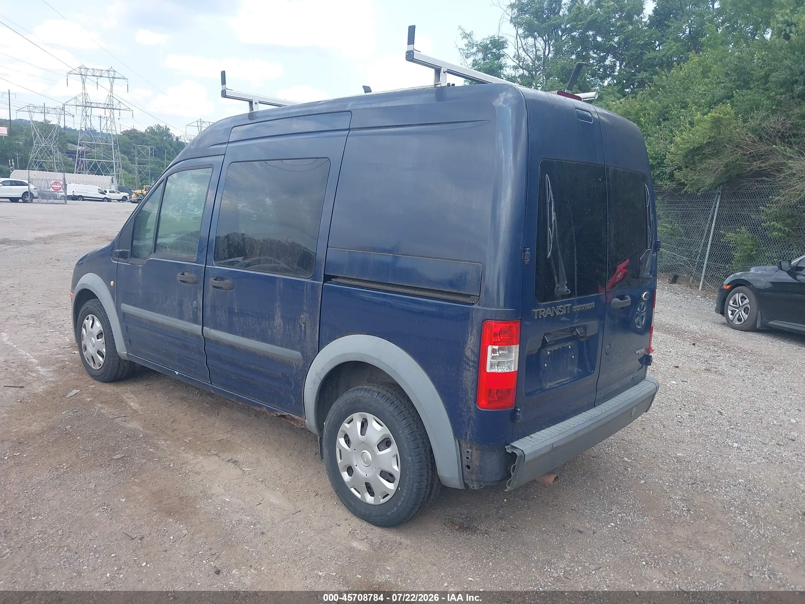 2013 Ford Transit Connect Xl Blue vin: NM0LS6AN5DT165502