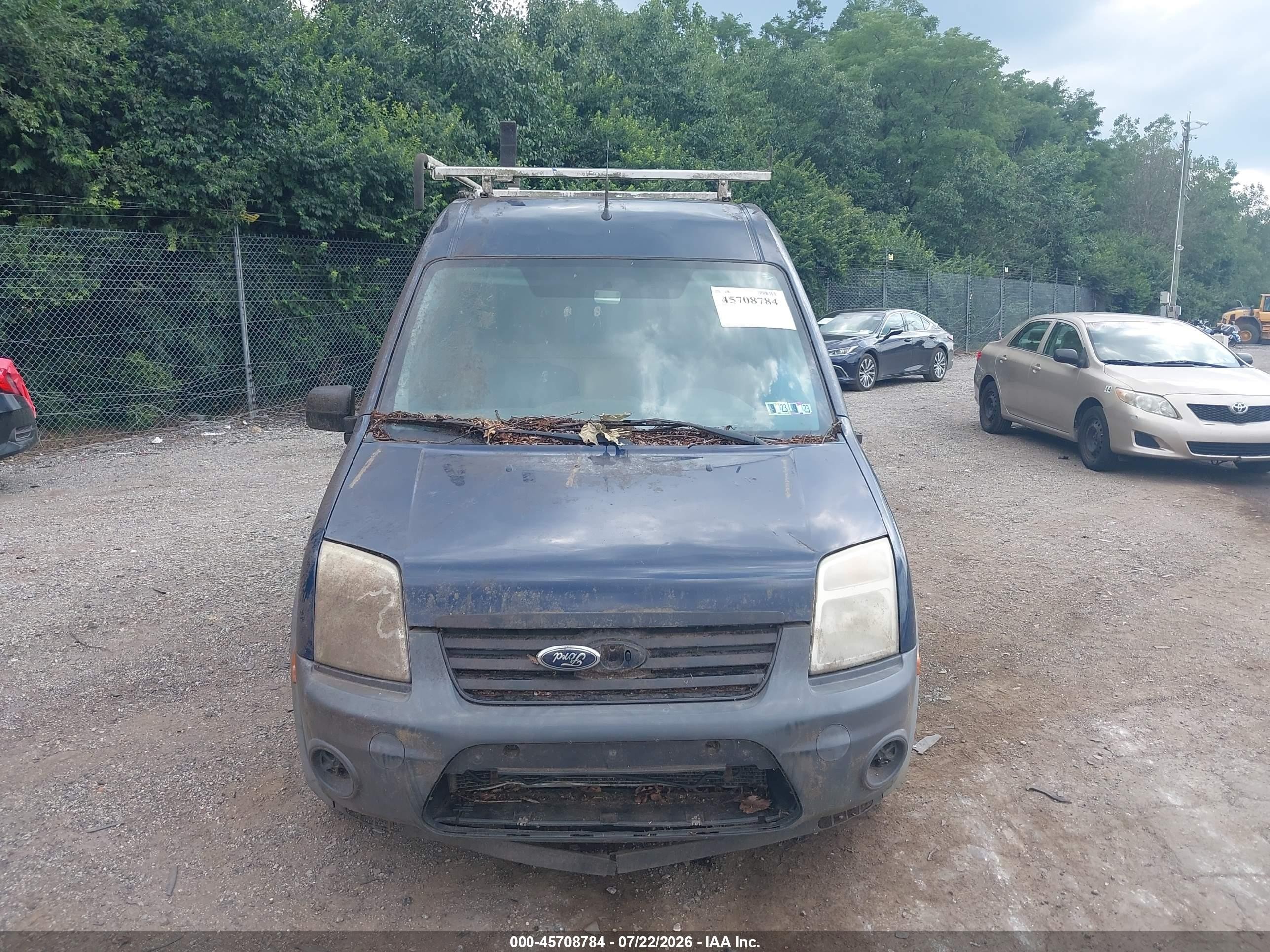 2013 Ford Transit Connect Xl Blue vin: NM0LS6AN5DT165502