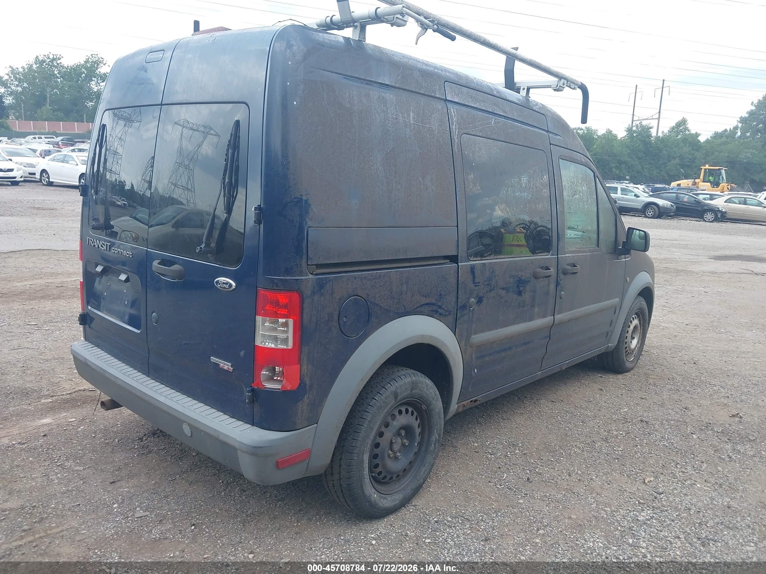 2013 Ford Transit Connect Xl Blue vin: NM0LS6AN5DT165502