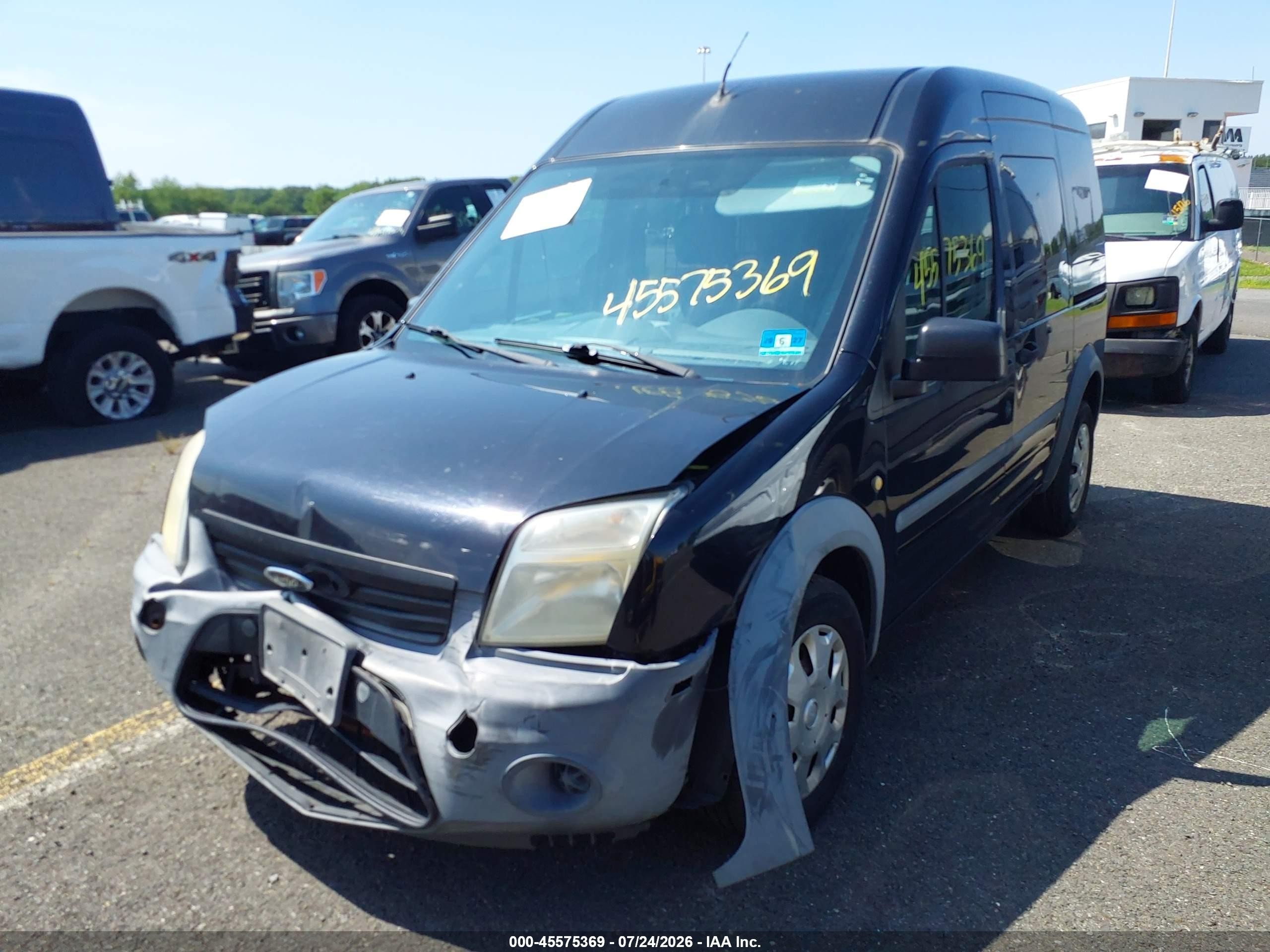 2012 Ford Transit Connect Xl Black vin: NM0LS6AN6CT102794