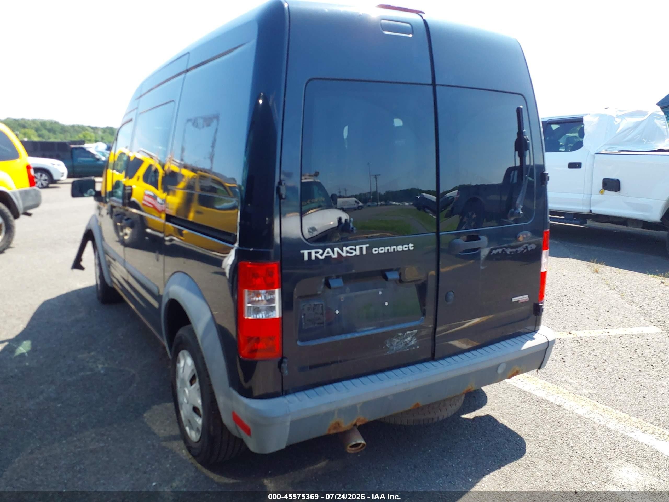 2012 Ford Transit Connect Xl Black vin: NM0LS6AN6CT102794