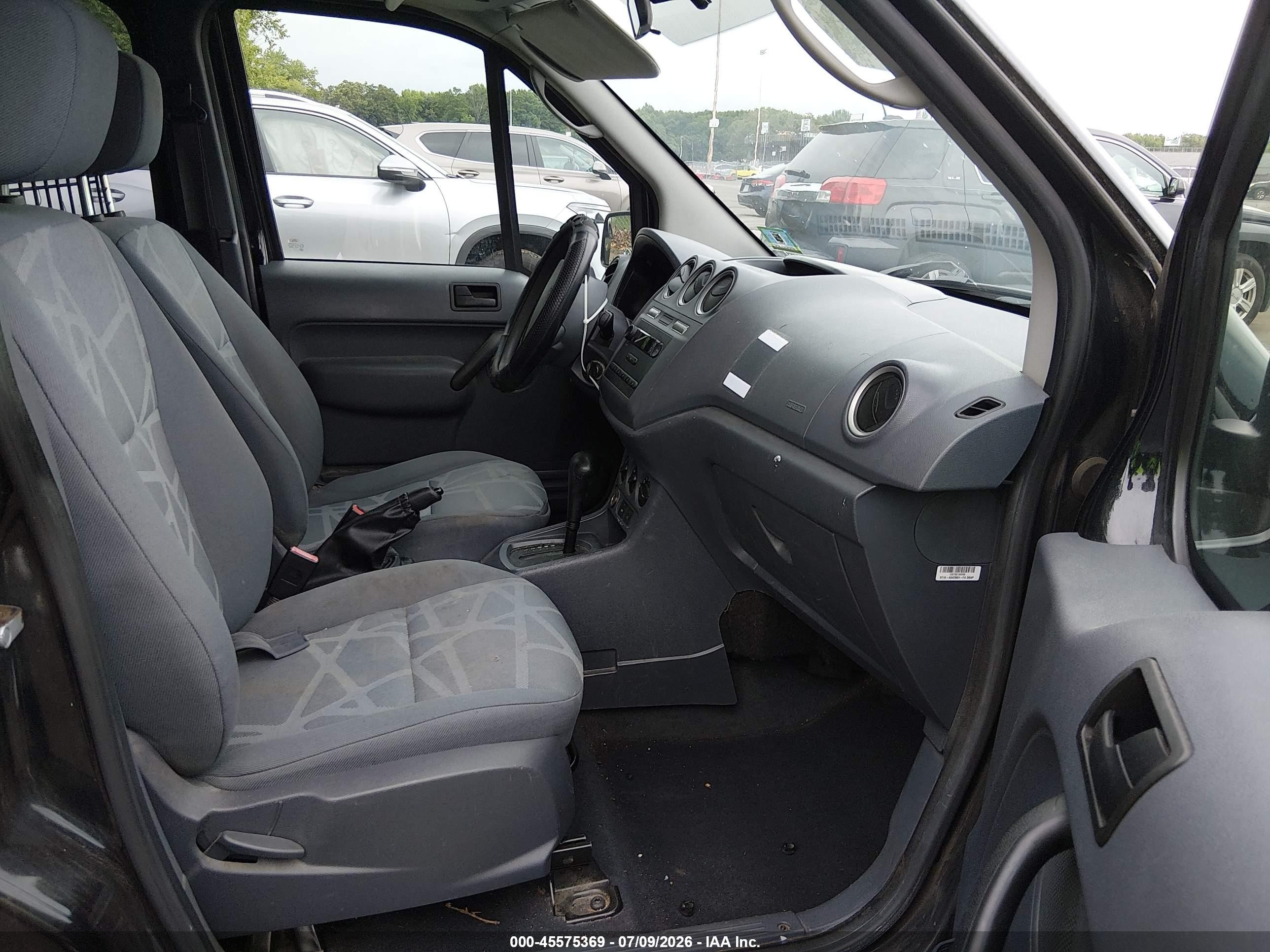 2012 Ford Transit Connect Xl Black vin: NM0LS6AN6CT102794