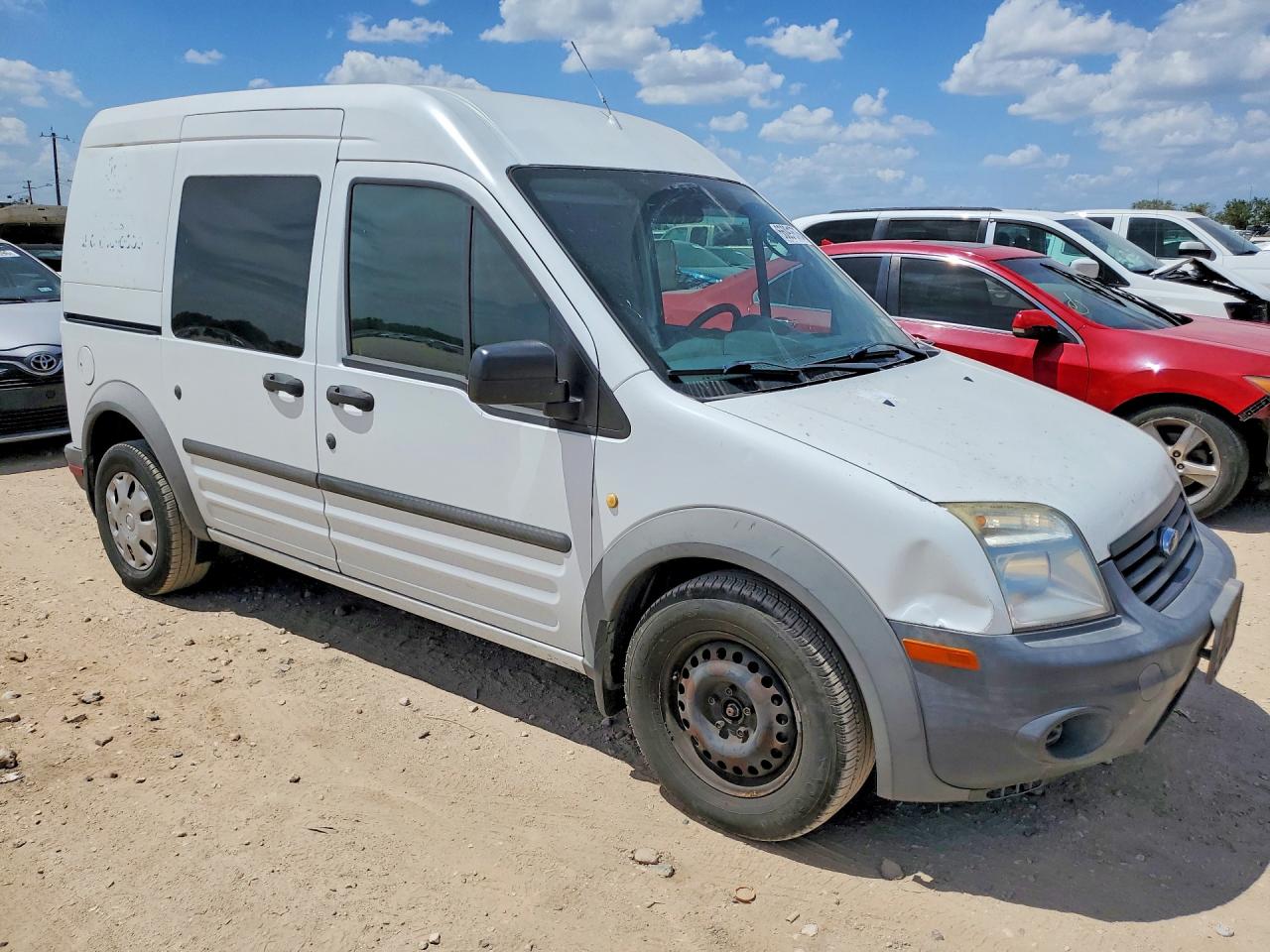 2013 Ford Transit Connect Xl White vin: NM0LS6AN6DT154217