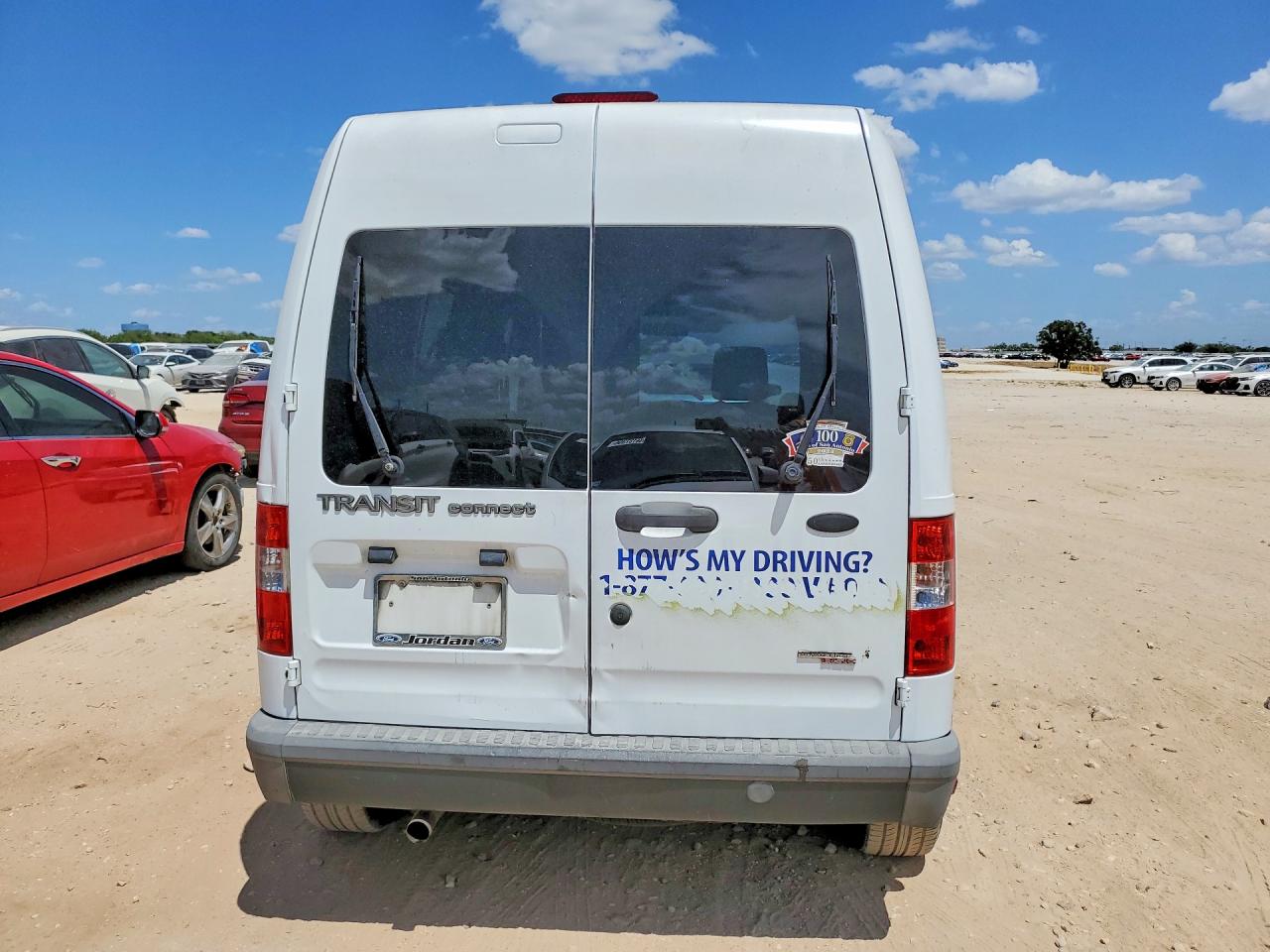 2013 Ford Transit Connect Xl White vin: NM0LS6AN6DT154217