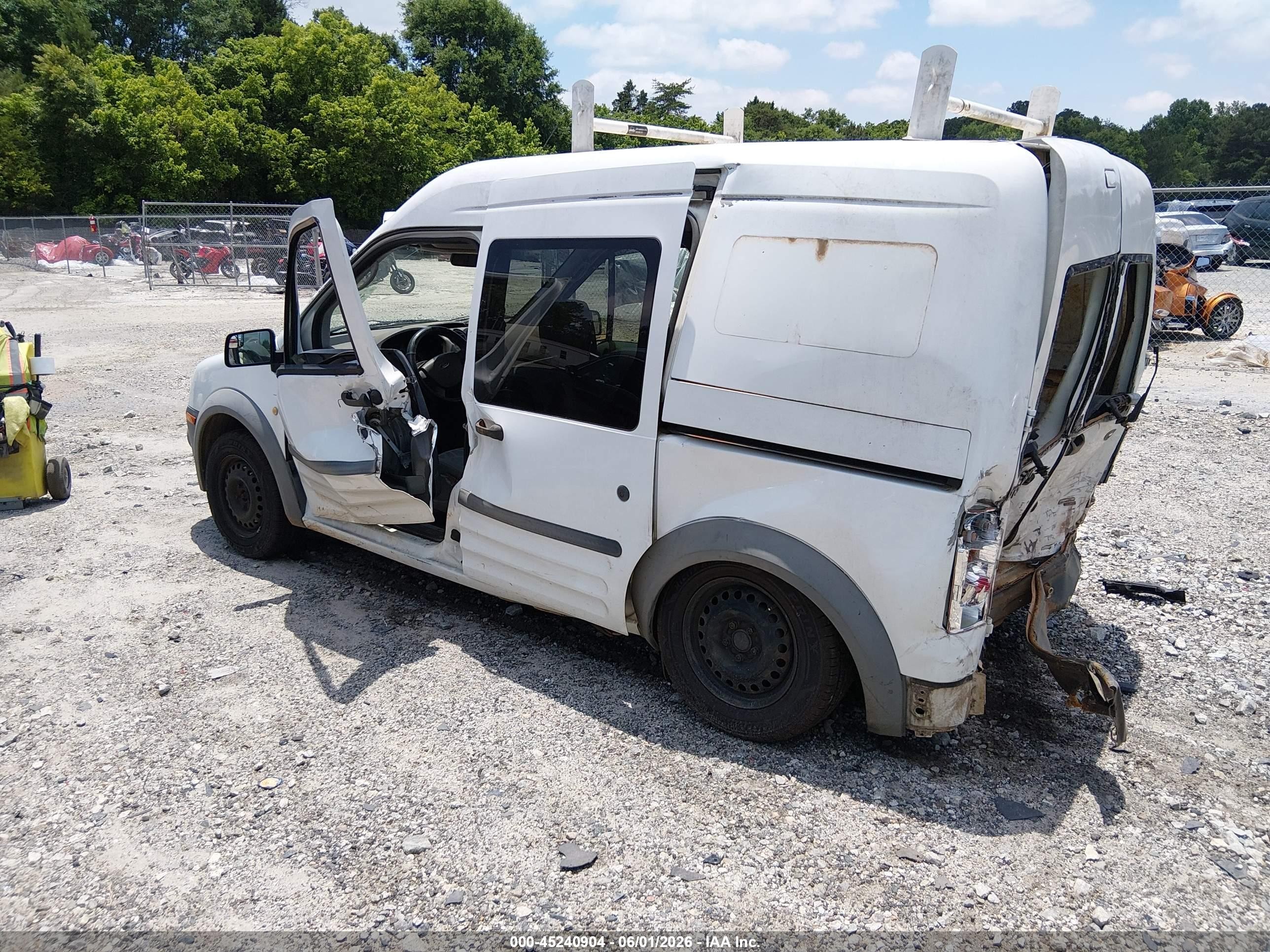 2013 Ford Transit Connect Xl White vin: NM0LS6AN7DT171981