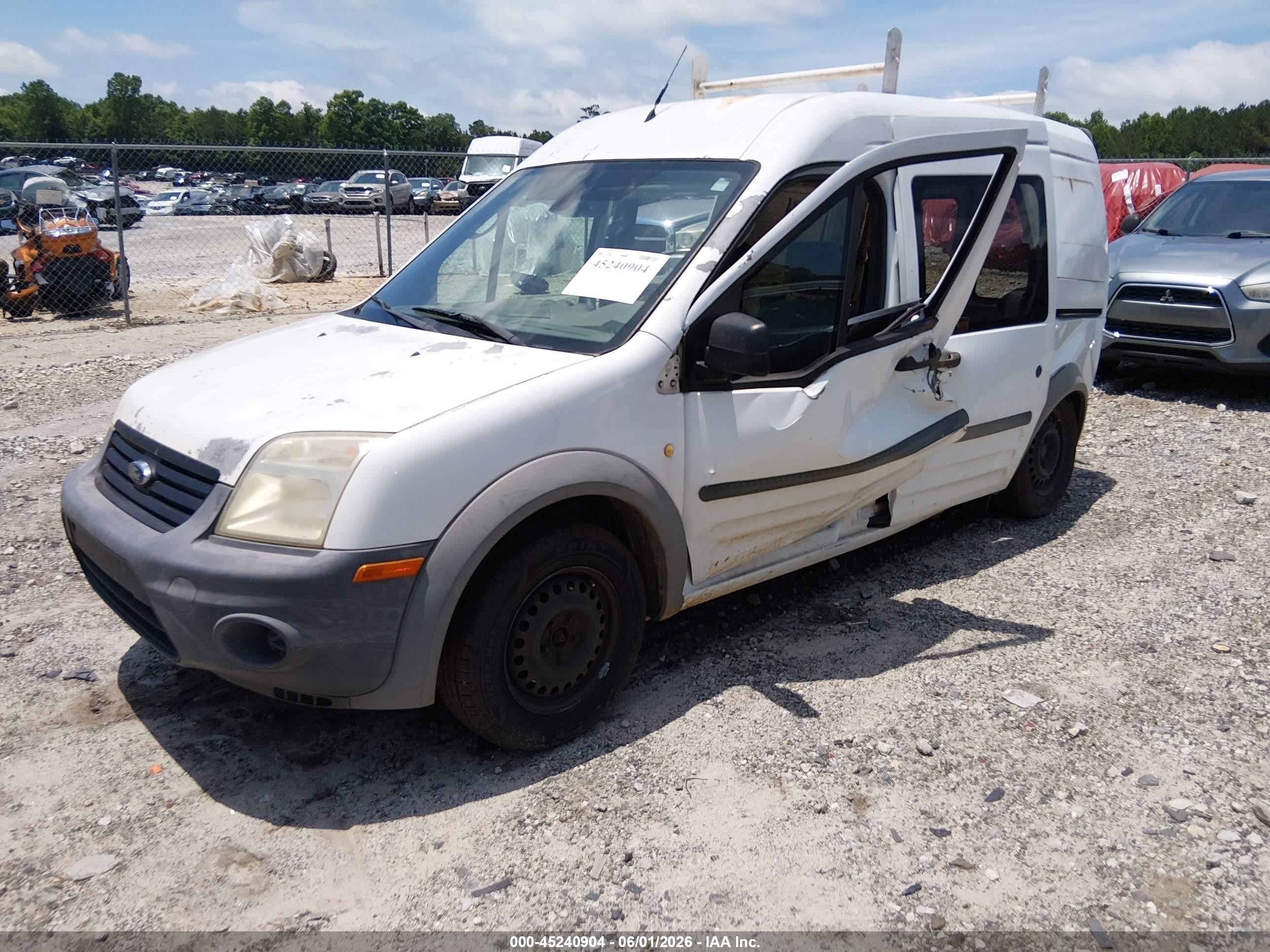 2013 Ford Transit Connect Xl White vin: NM0LS6AN7DT171981