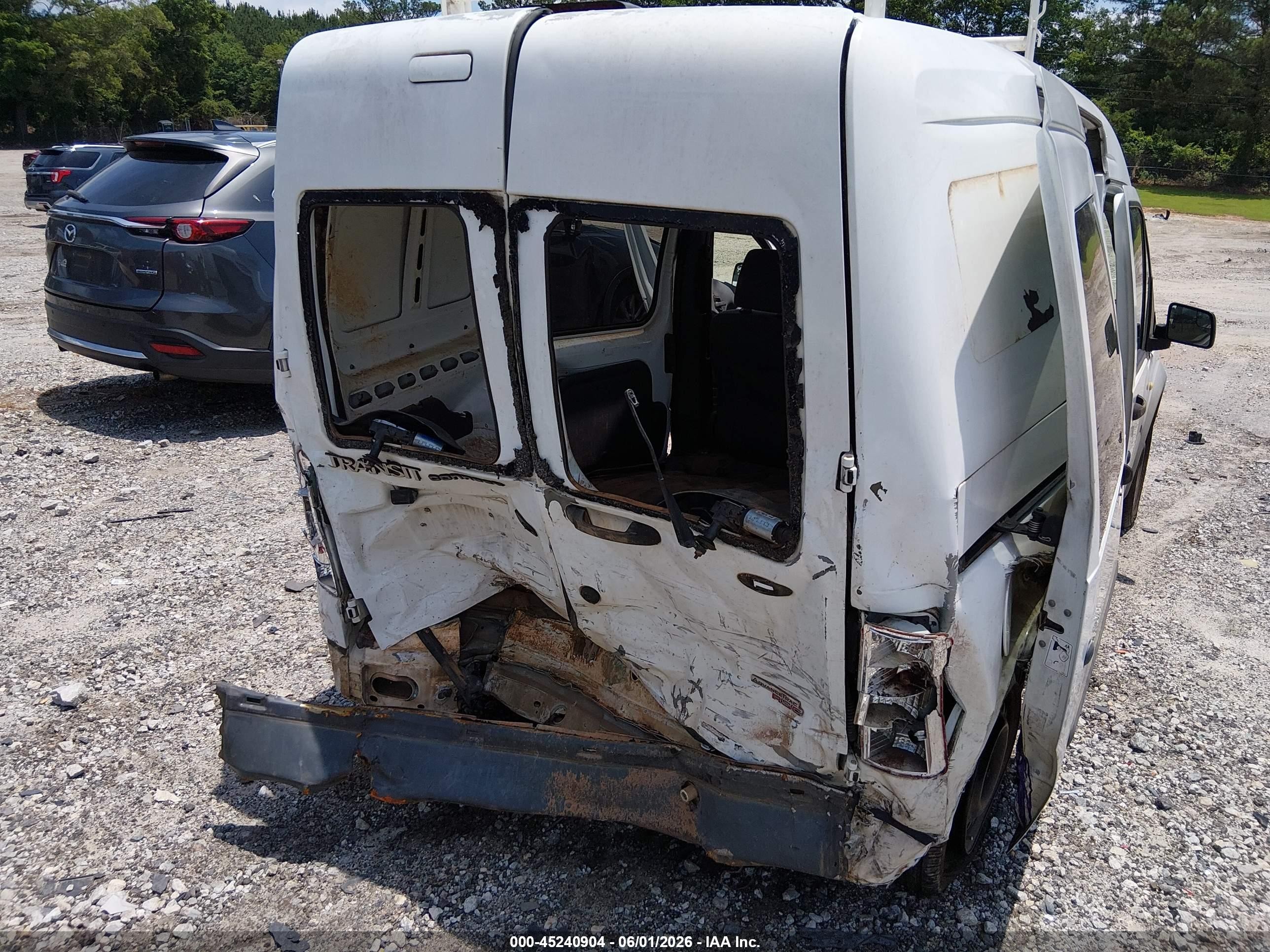 2013 Ford Transit Connect Xl White vin: NM0LS6AN7DT171981