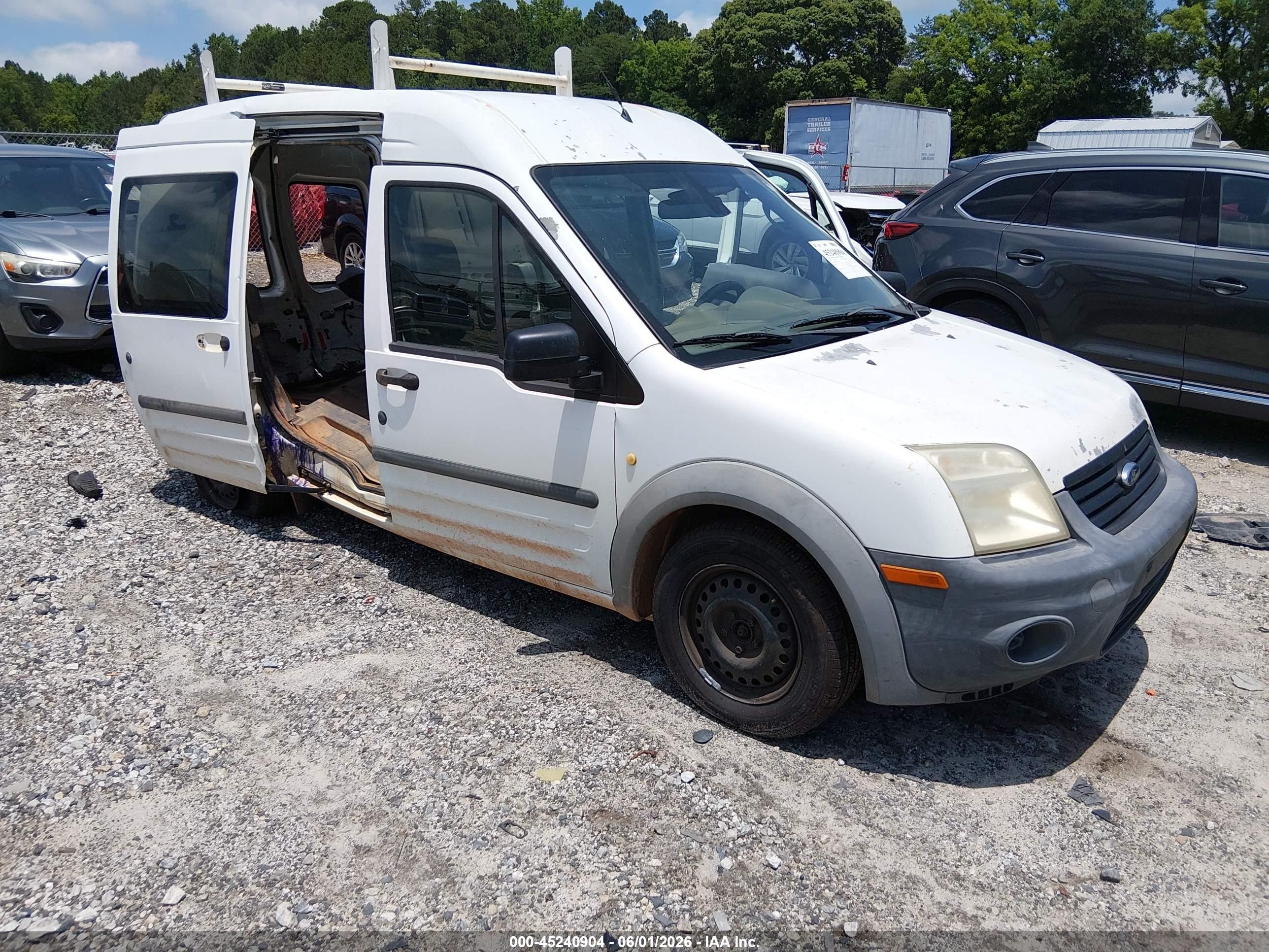 2013 Ford Transit Connect Xl White vin: NM0LS6AN7DT171981