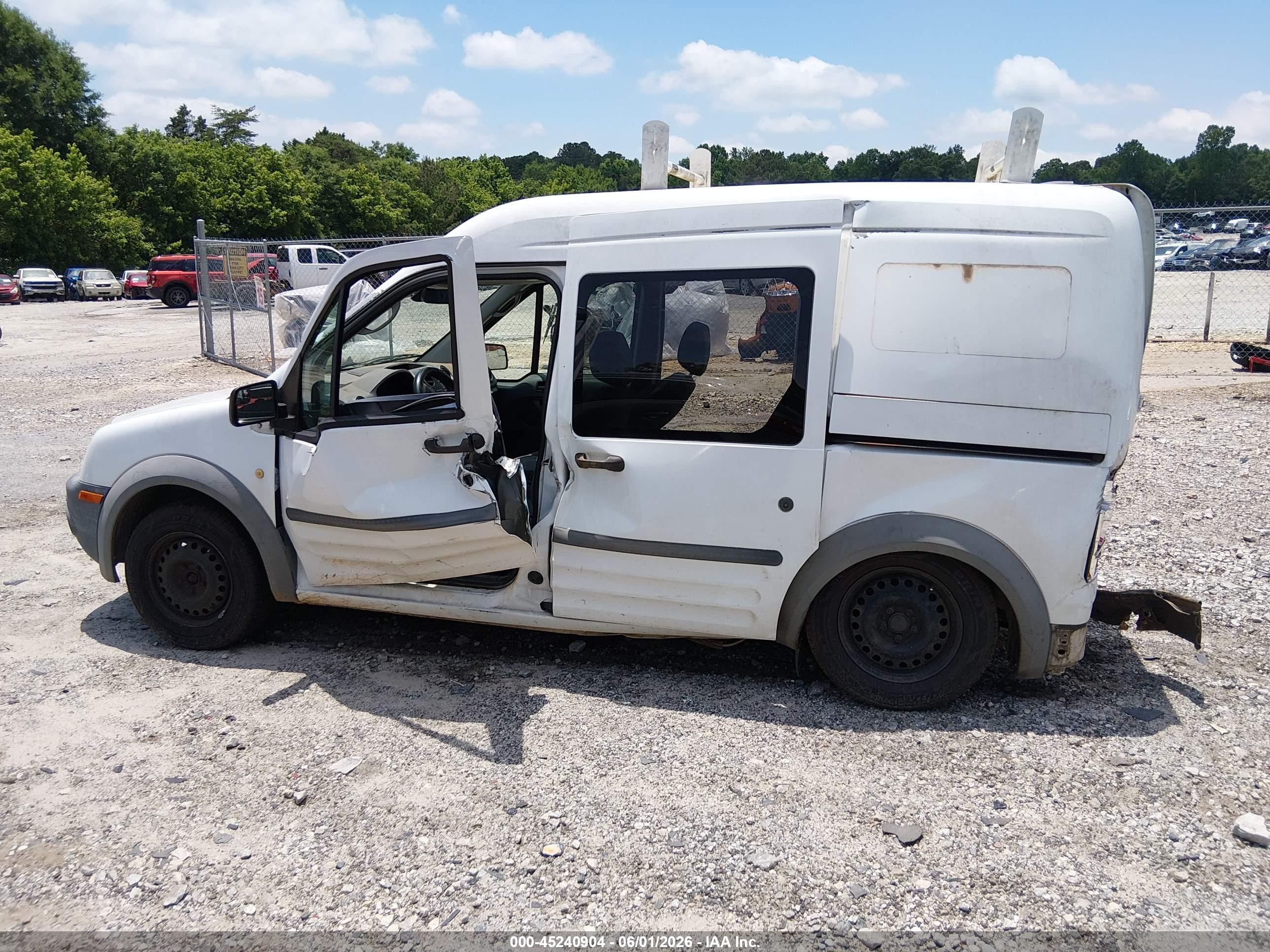2013 Ford Transit Connect Xl White vin: NM0LS6AN7DT171981