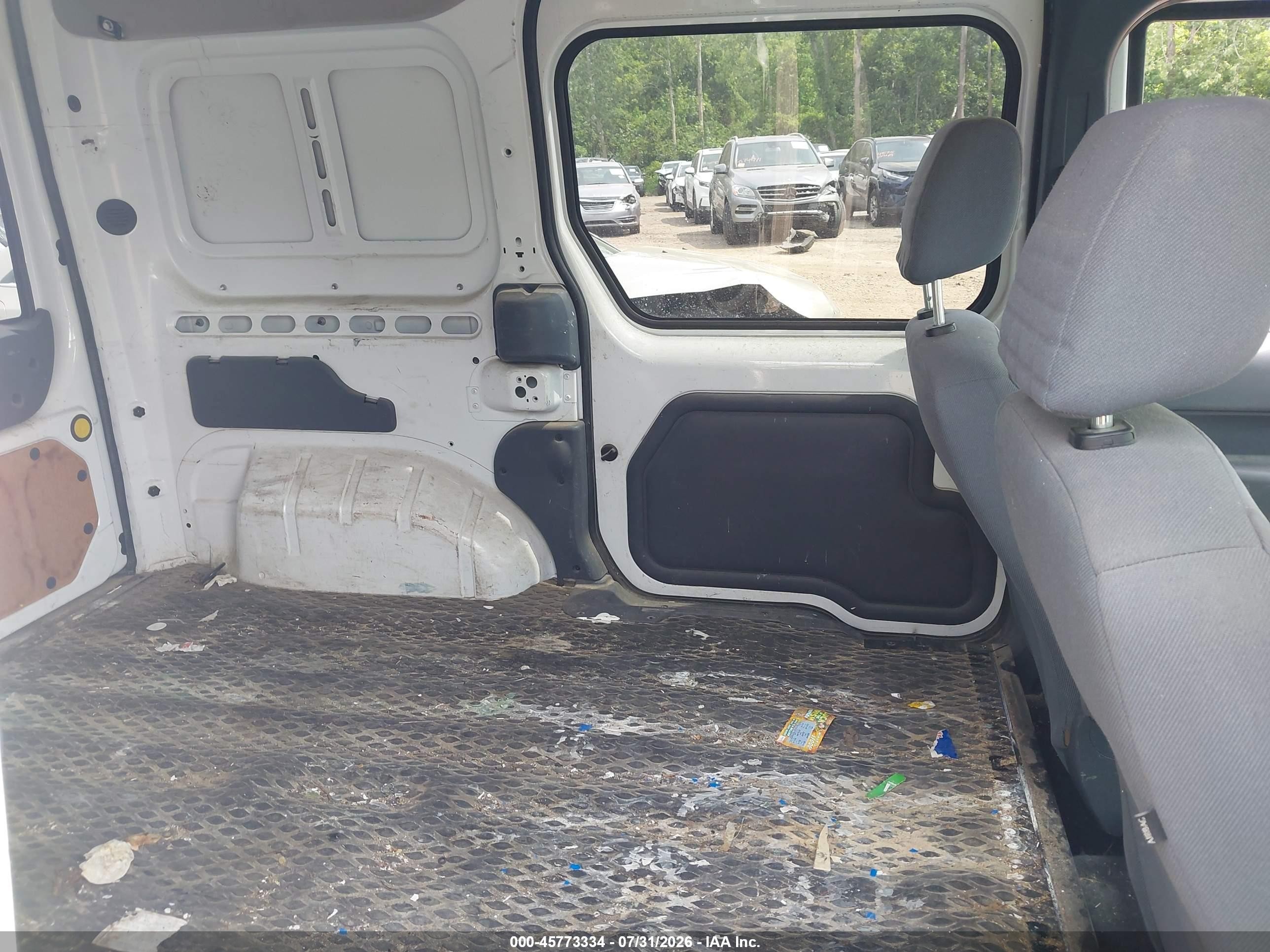 2010 Ford Transit Connect Xl White vin: NM0LS6AN8AT027853