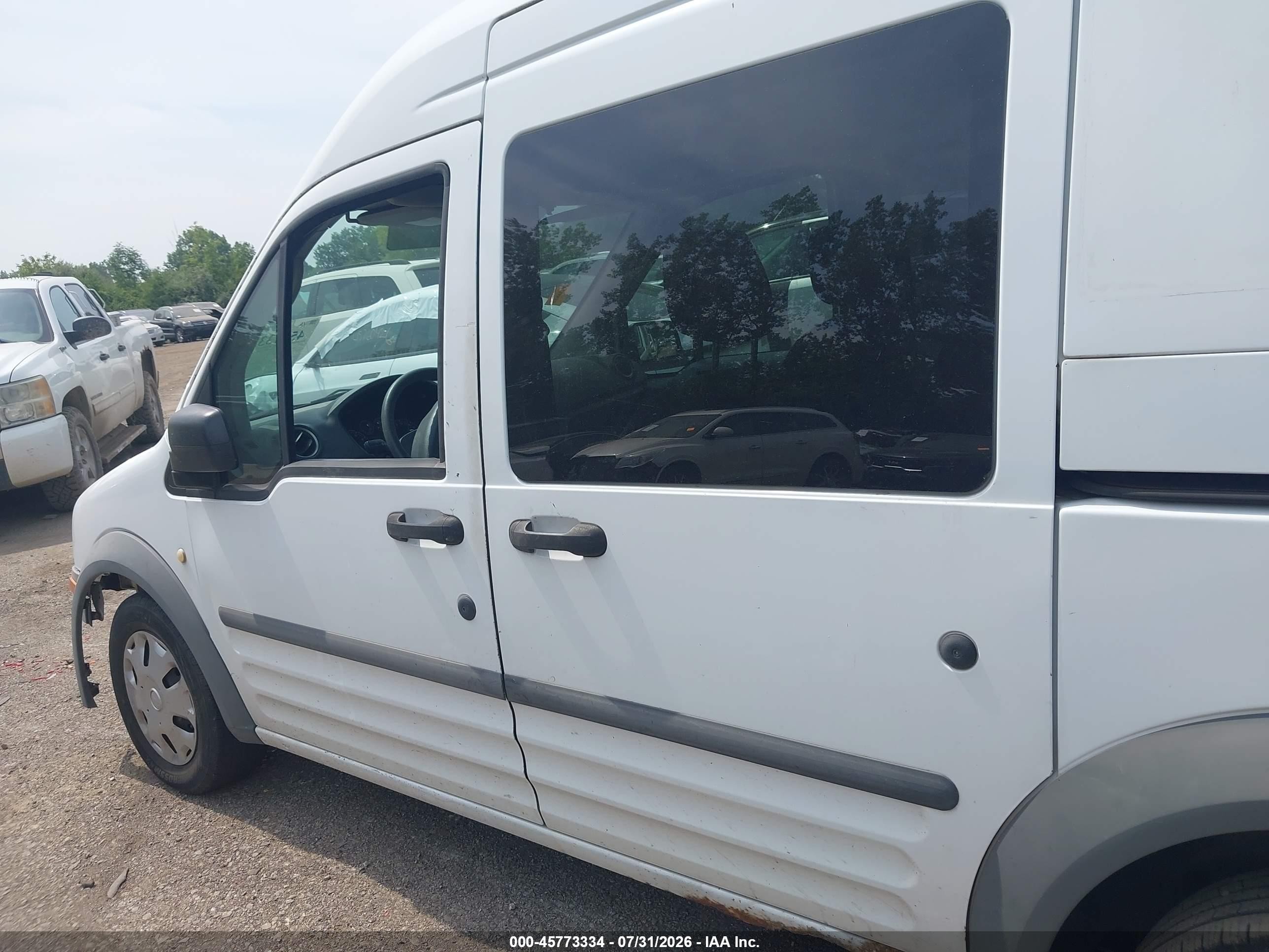 2010 Ford Transit Connect Xl White vin: NM0LS6AN8AT027853