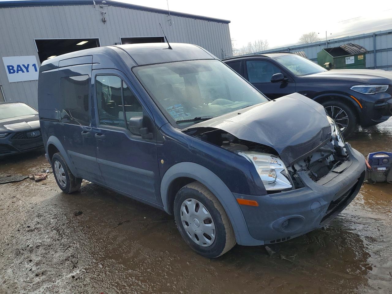 2013 Ford Transit Connect Xl Синий vin: NM0LS6AN8DT160486