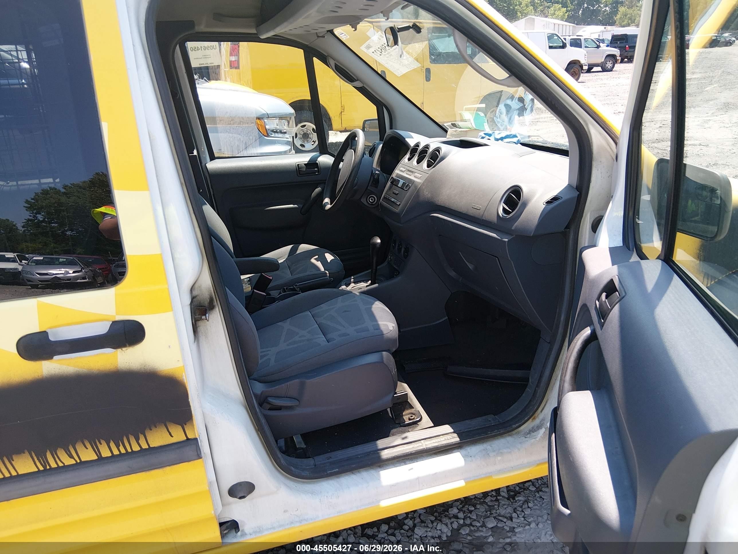 2012 Ford Transit Connect Xl Yellow vin: NM0LS6AN9CT094254