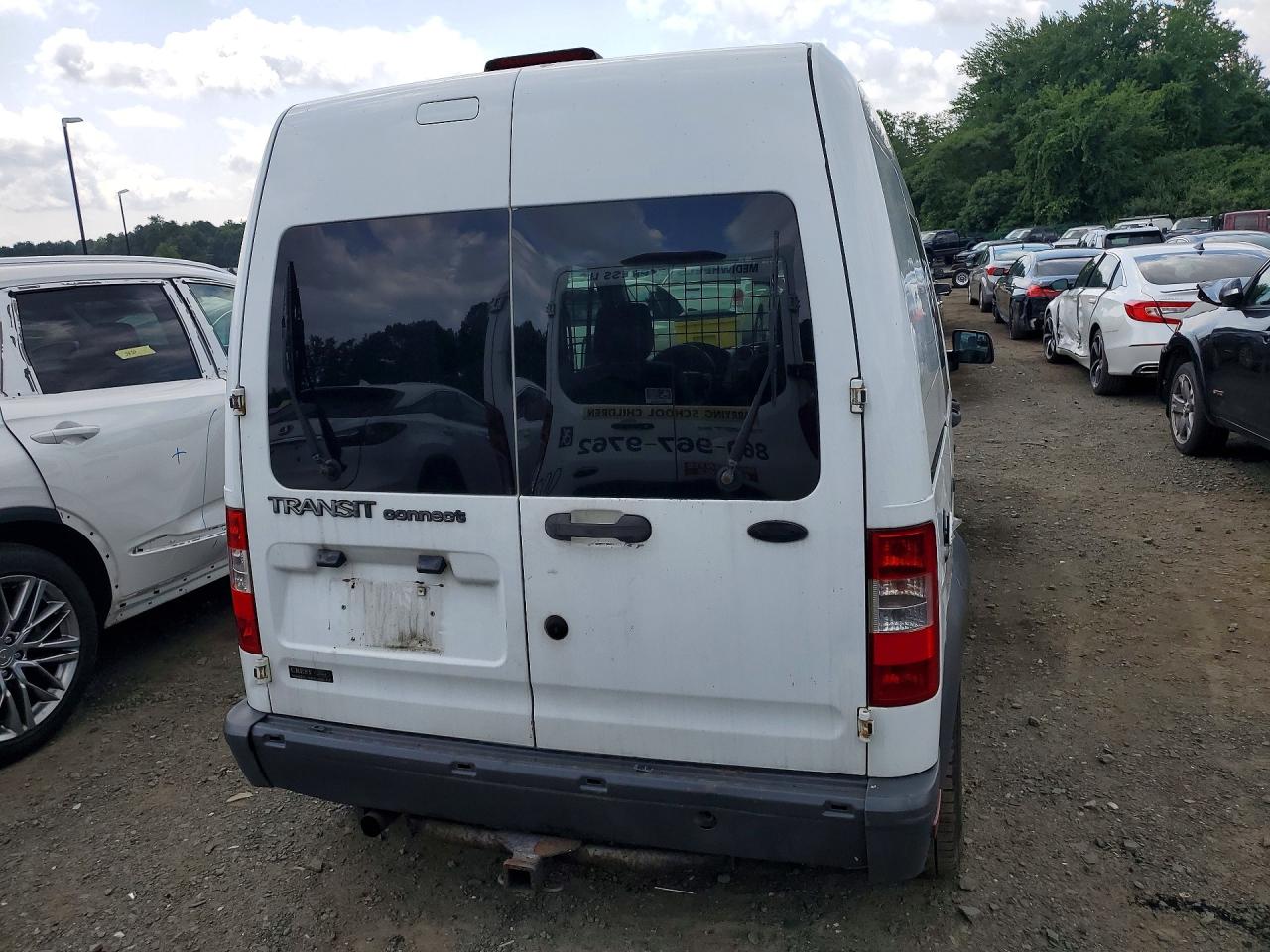 2012 Ford Transit Connect Xl Белый vin: NM0LS6AN9CT118326