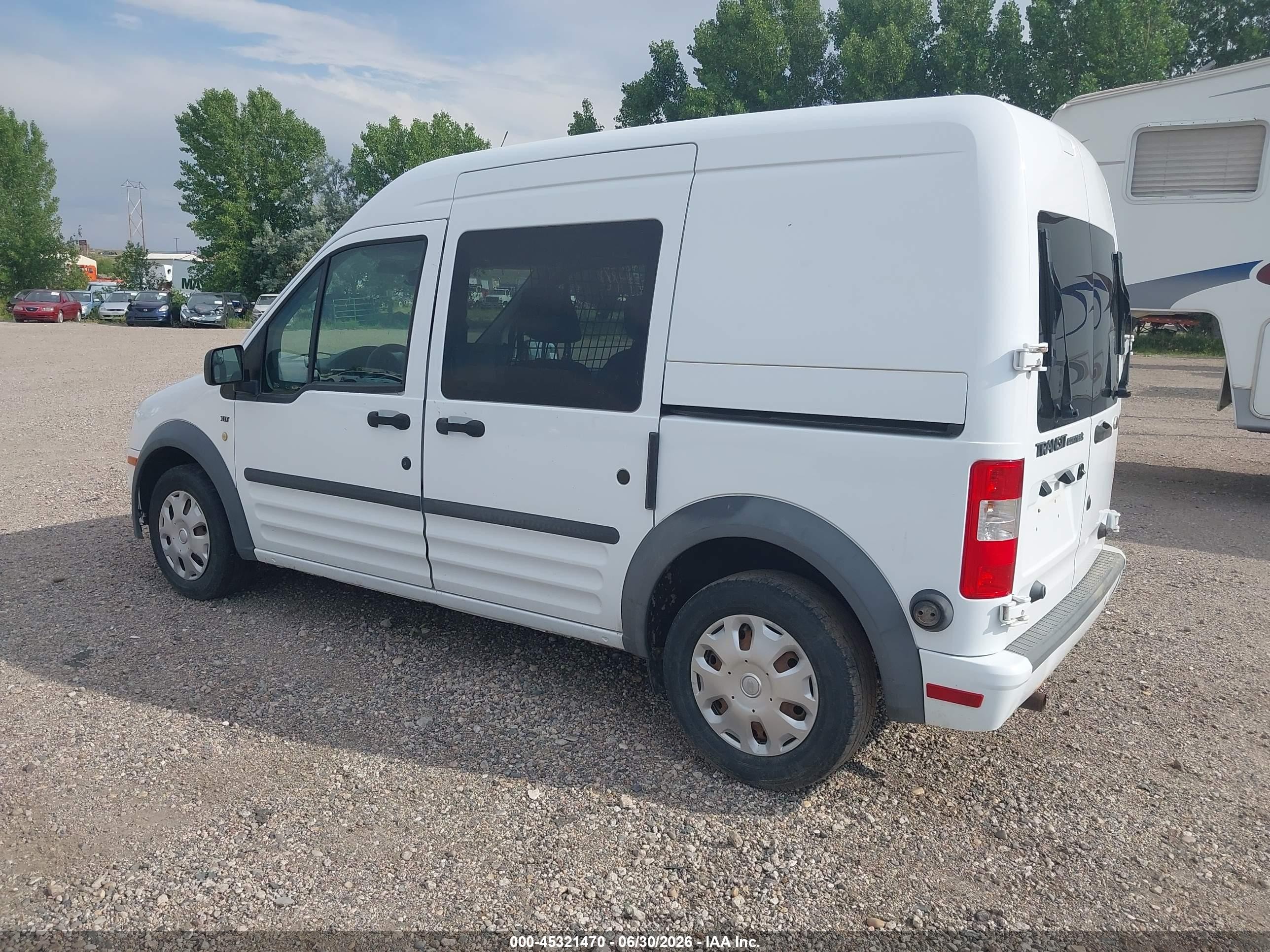 2013 Ford Transit Connect Xlt White vin: NM0LS6BN0DT134639