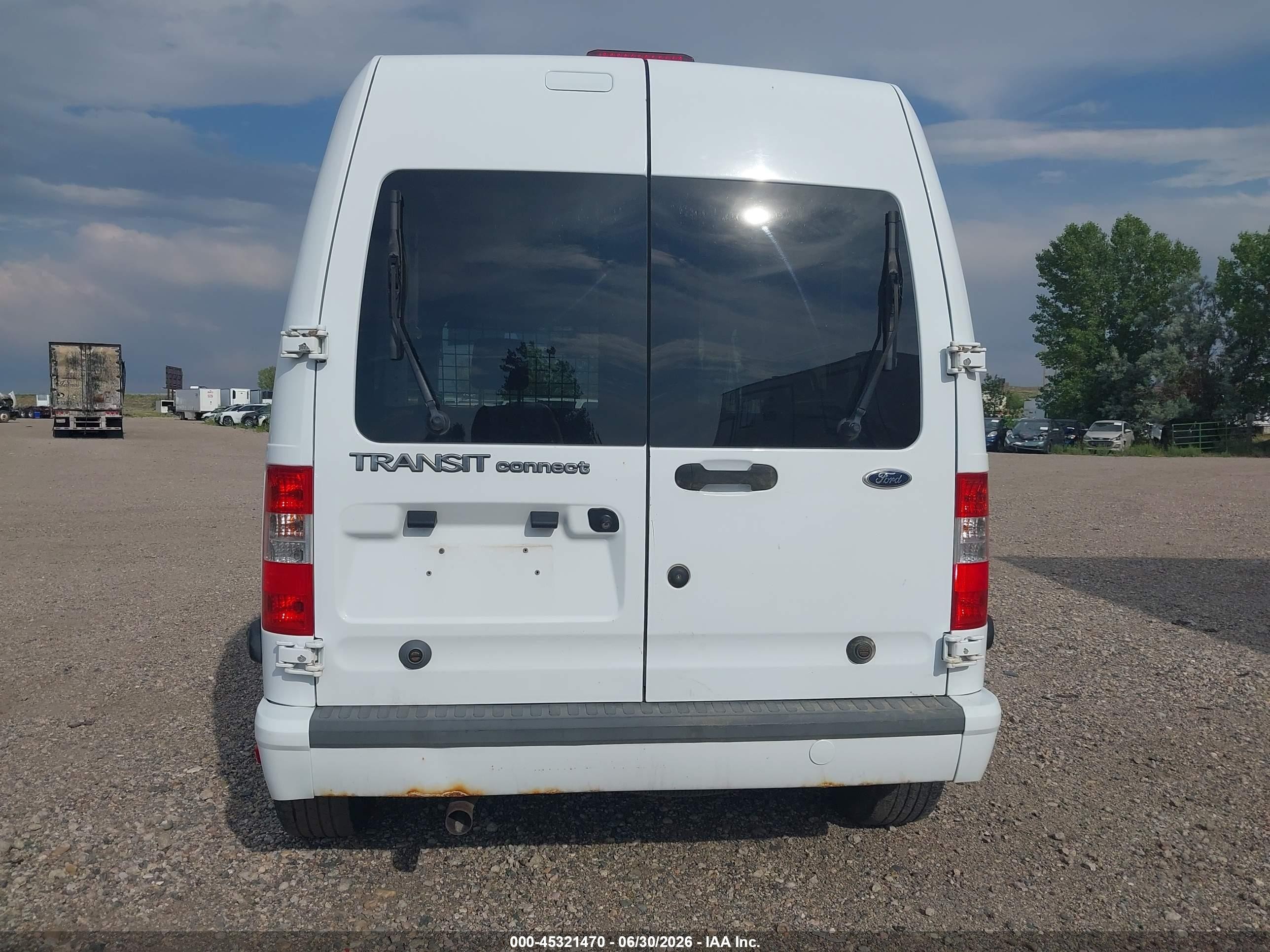 2013 Ford Transit Connect Xlt White vin: NM0LS6BN0DT134639