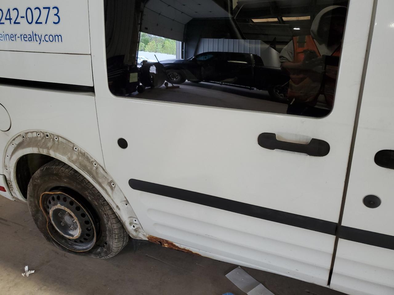 2013 Ford Transit Connect Xlt White vin: NM0LS6BN0DT160125