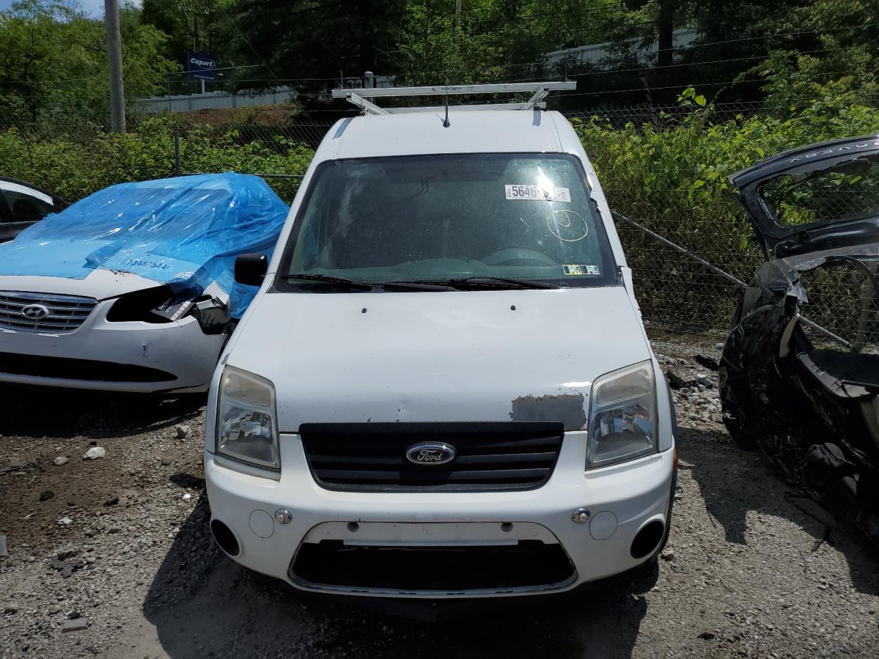2013 Ford Transit Connect Xlt White vin: NM0LS6BN0DT160125