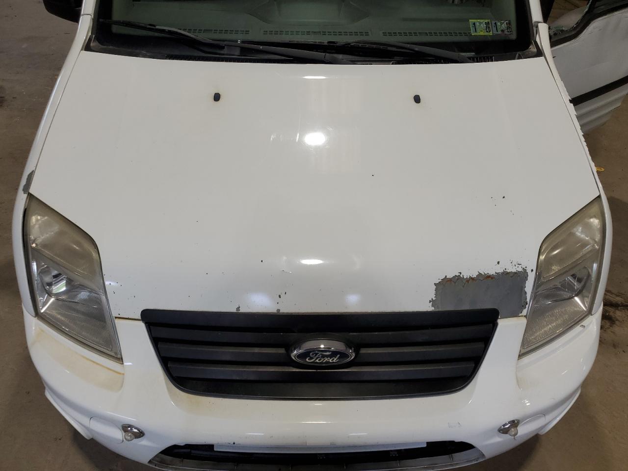 2013 Ford Transit Connect Xlt White vin: NM0LS6BN0DT160125